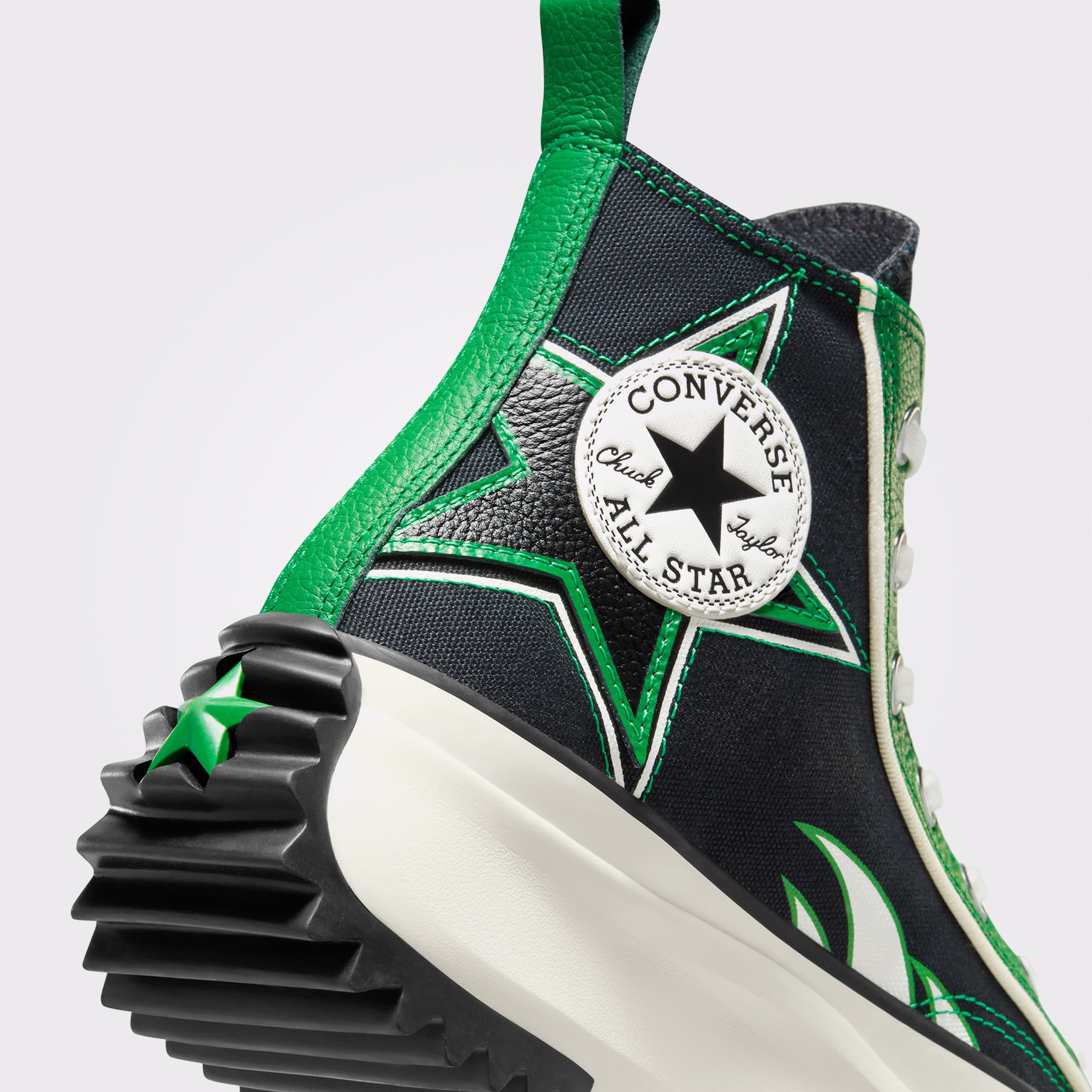 Converse Run Star Hike Kadın Haki/Siyah Sneaker