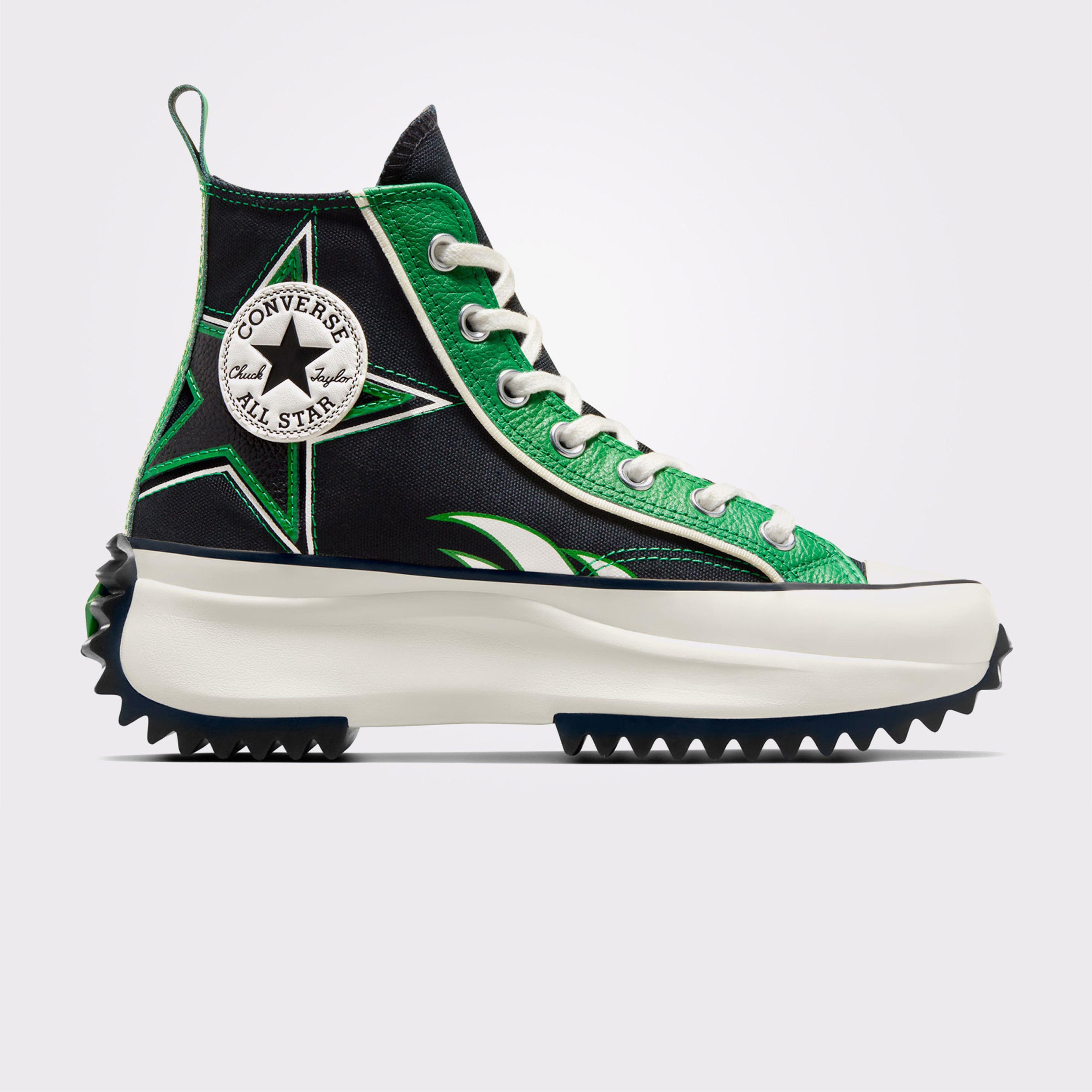 Converse Run Star Hike Kadın Haki/Siyah Sneaker