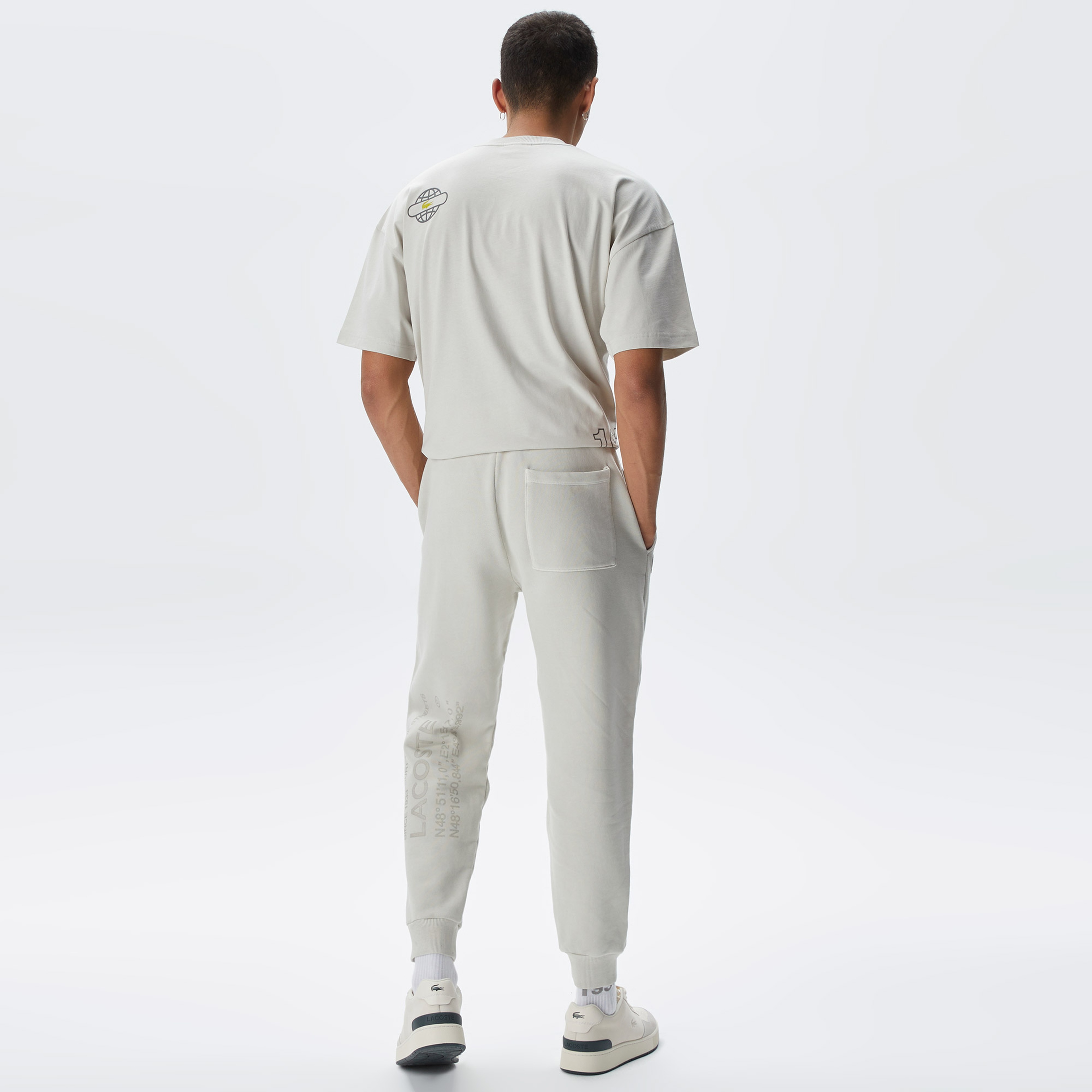 Lacoste House of SuperStep X Lacoste Erkek Gri Eşofman Altı