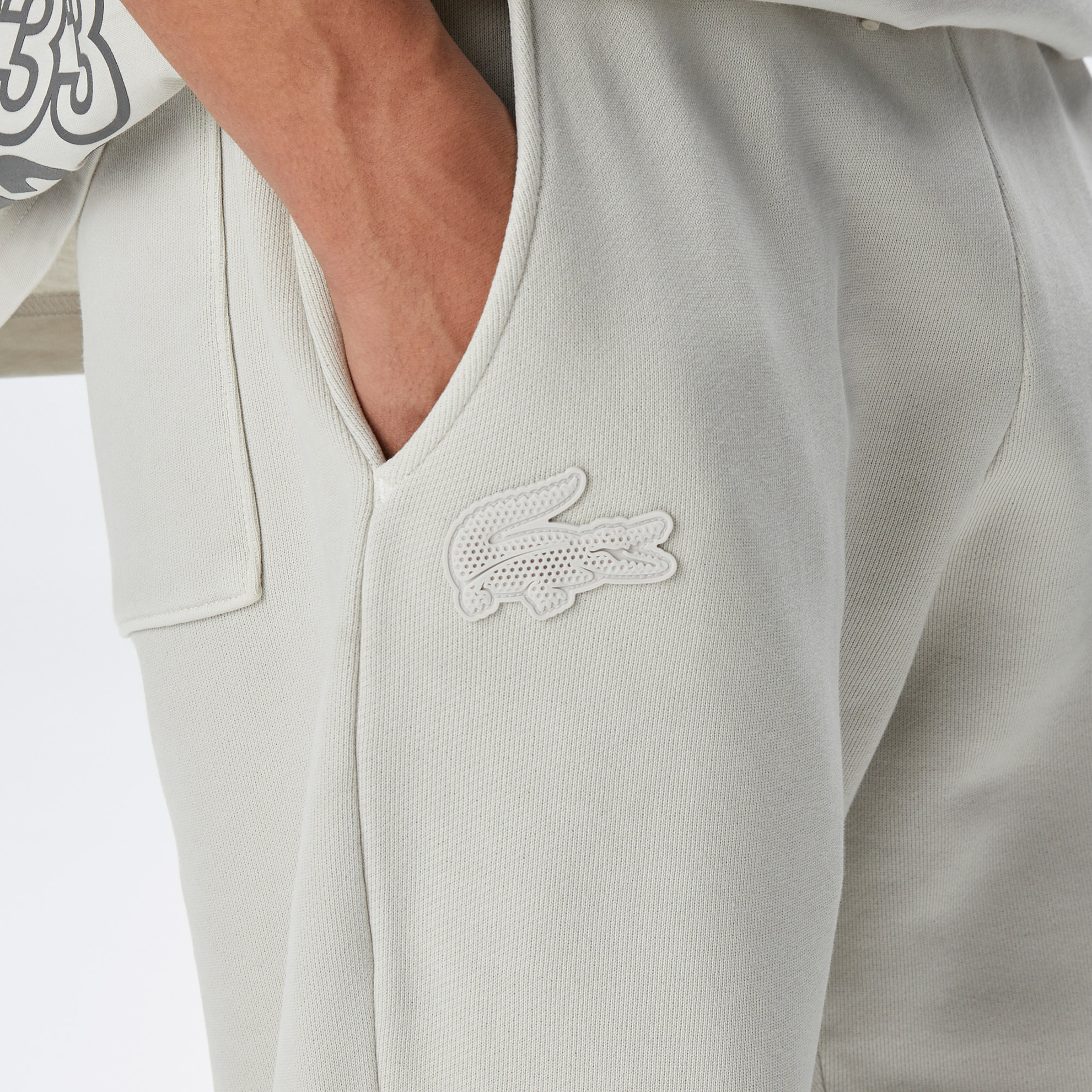 Lacoste House of SuperStep X Lacoste Erkek Gri Eşofman Altı