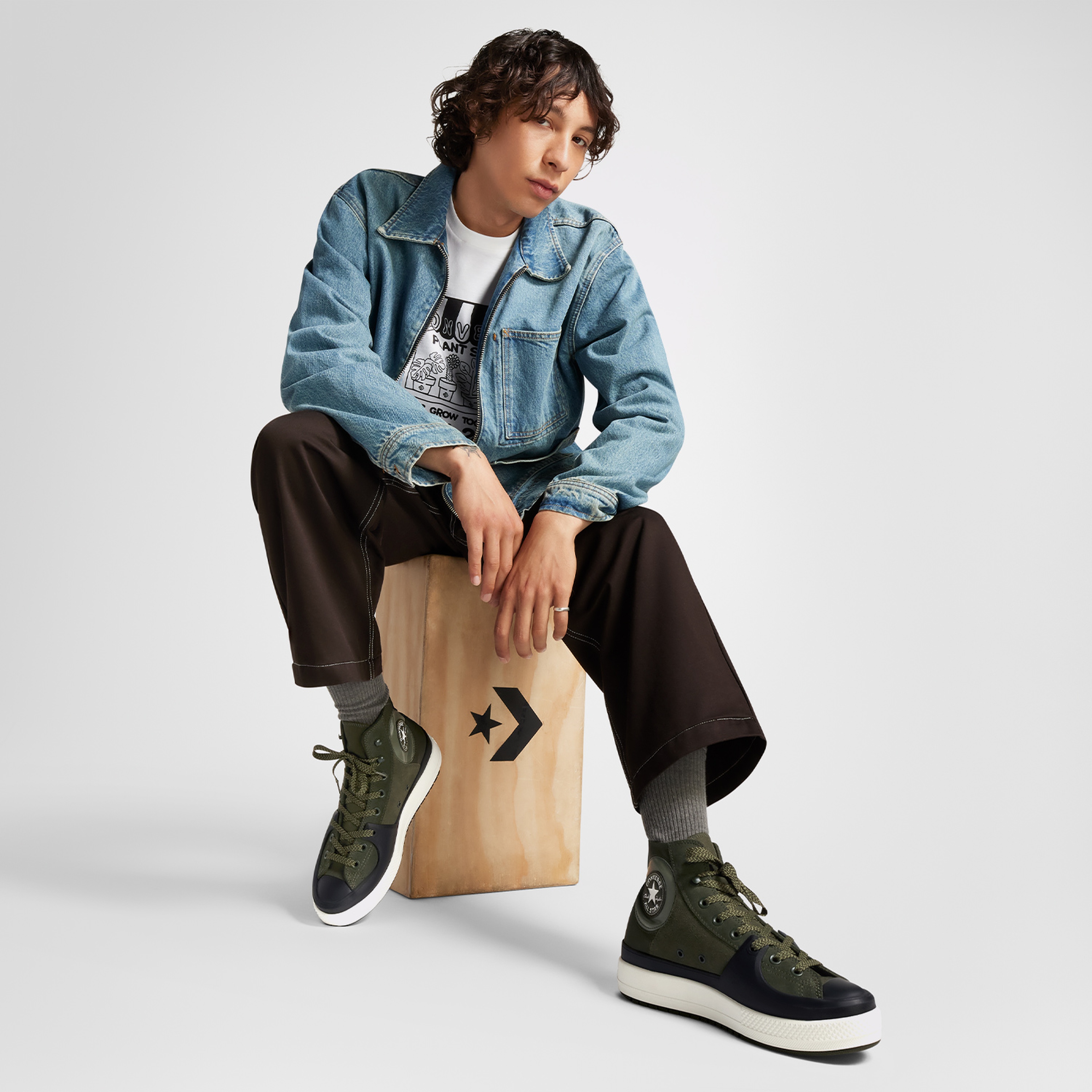 Converse Chuck Taylor All Star Erkek Haki Sneaker