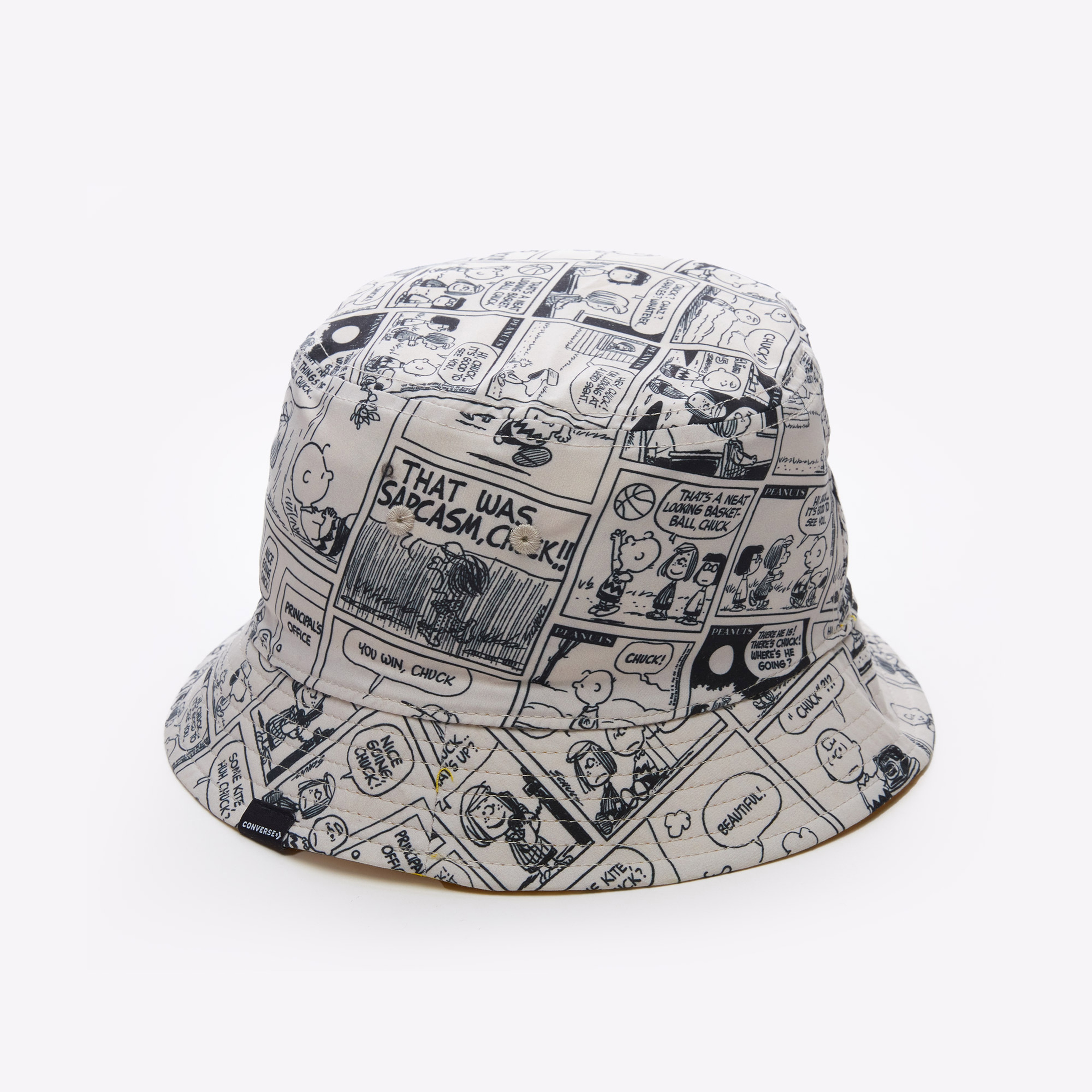 Converse x Peanuts Reversible Erkek Beyaz Bucket Şapka