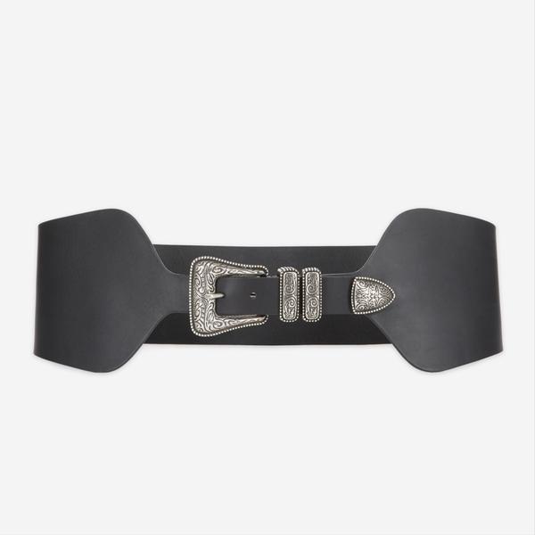 KADIN SİYAH DERİ KEMER