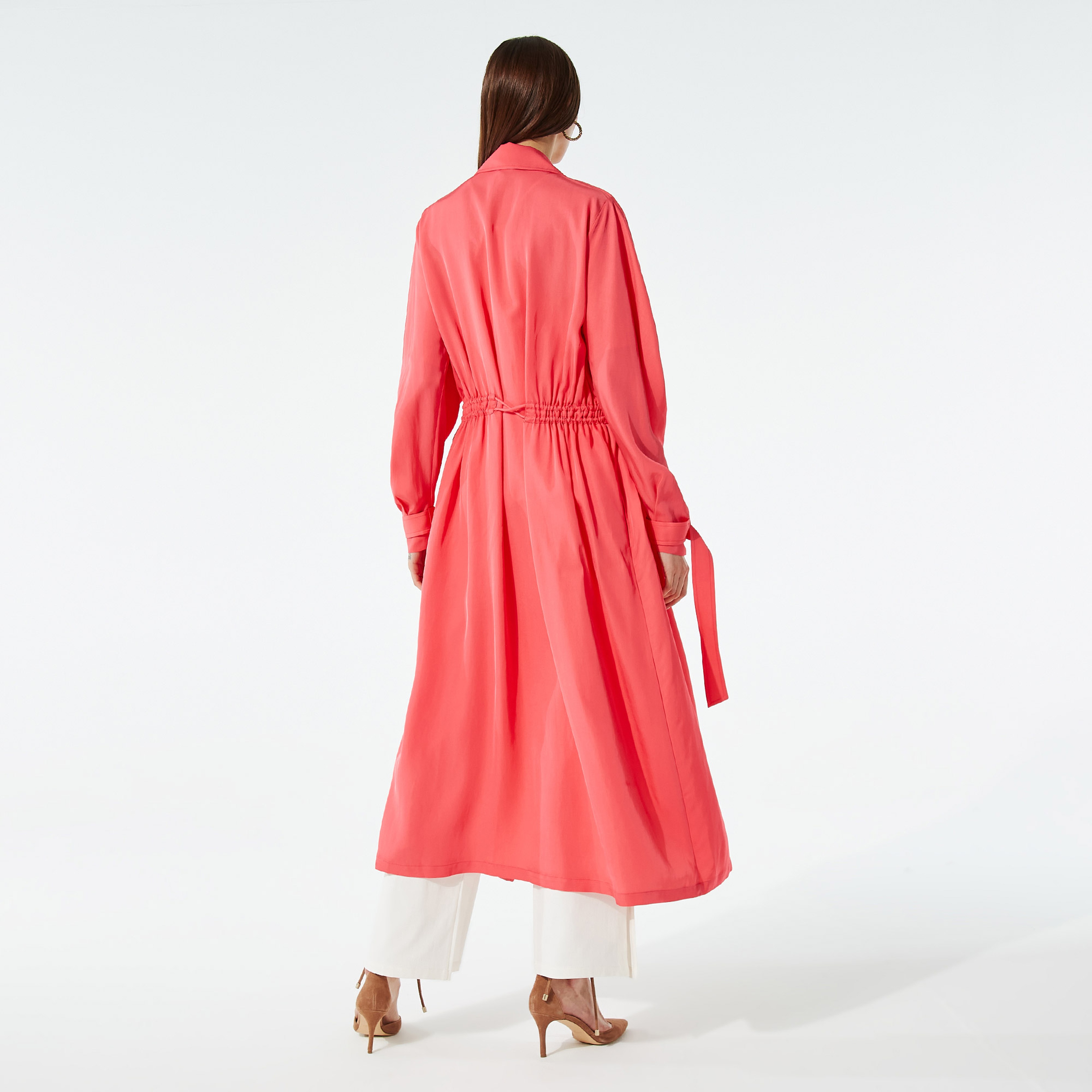 BAQA Erkek Yakalı Pembe Kadın Ceket