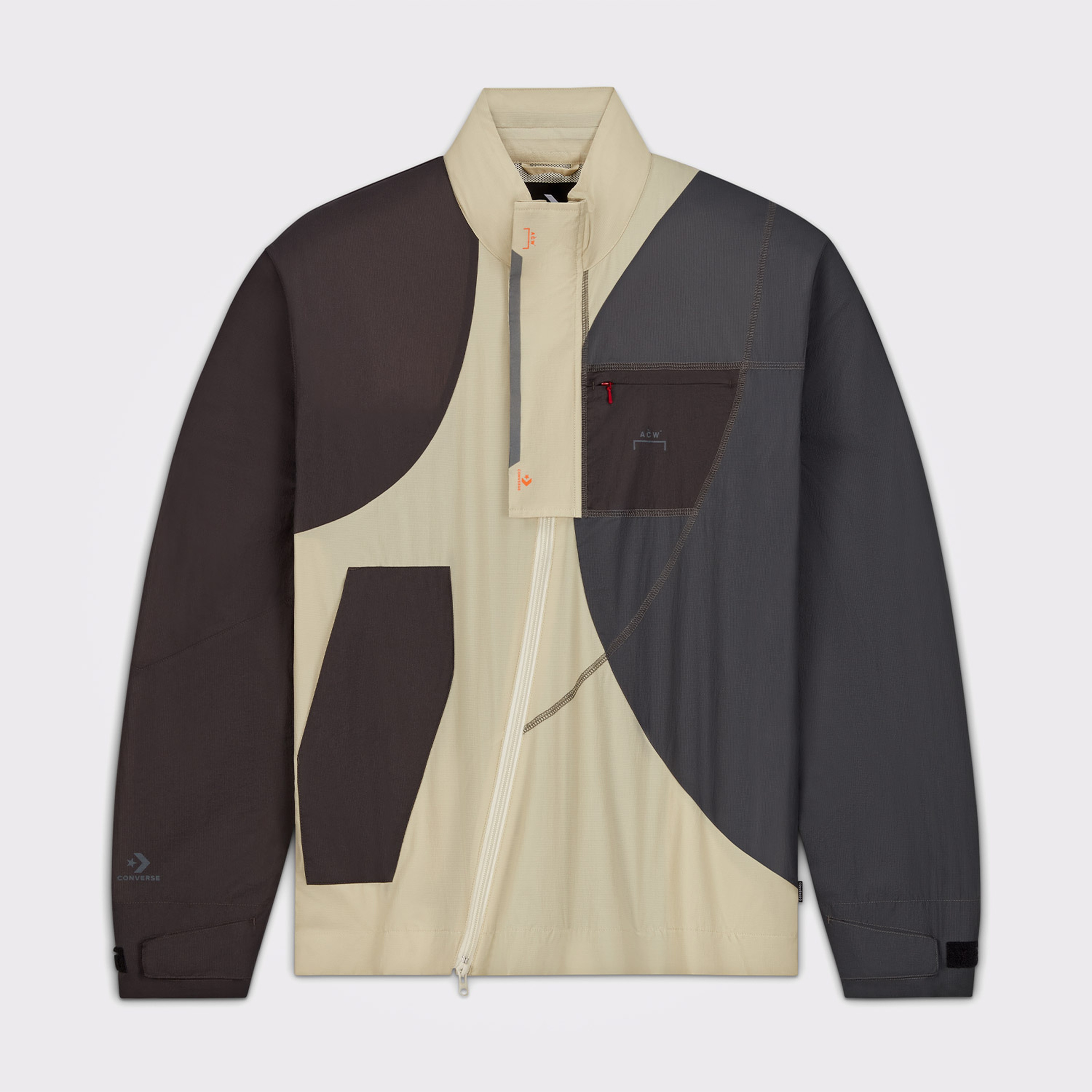Converse Acw x Converse Woven Erkek Gri Ceket