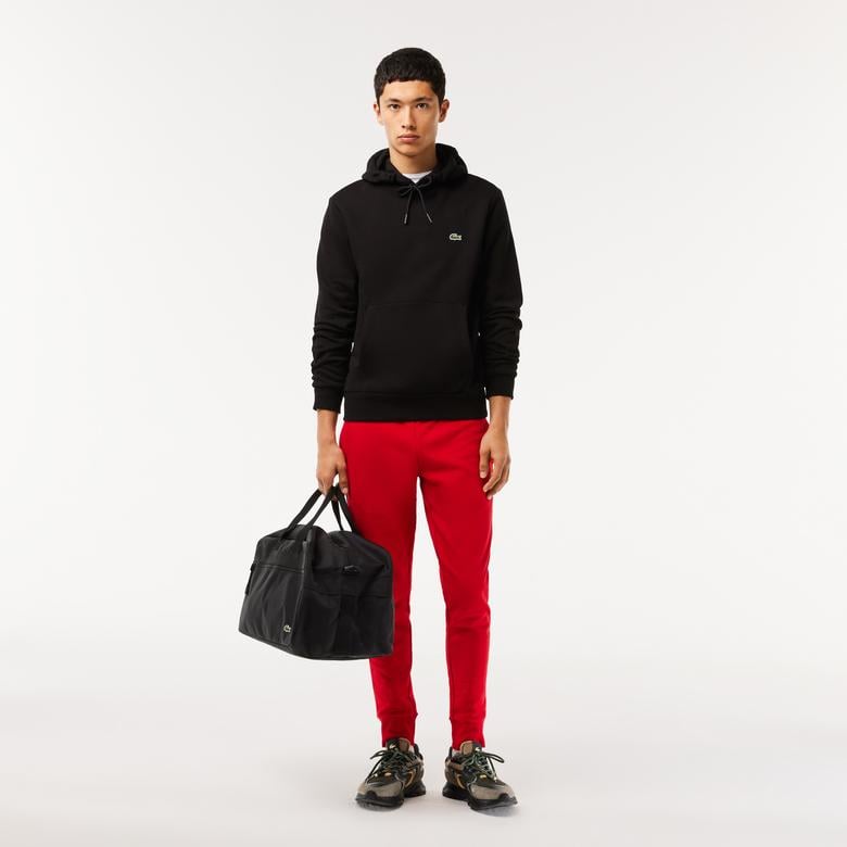 Erkek Classic Fit Kapüşonlu Siyah Sweatshirt