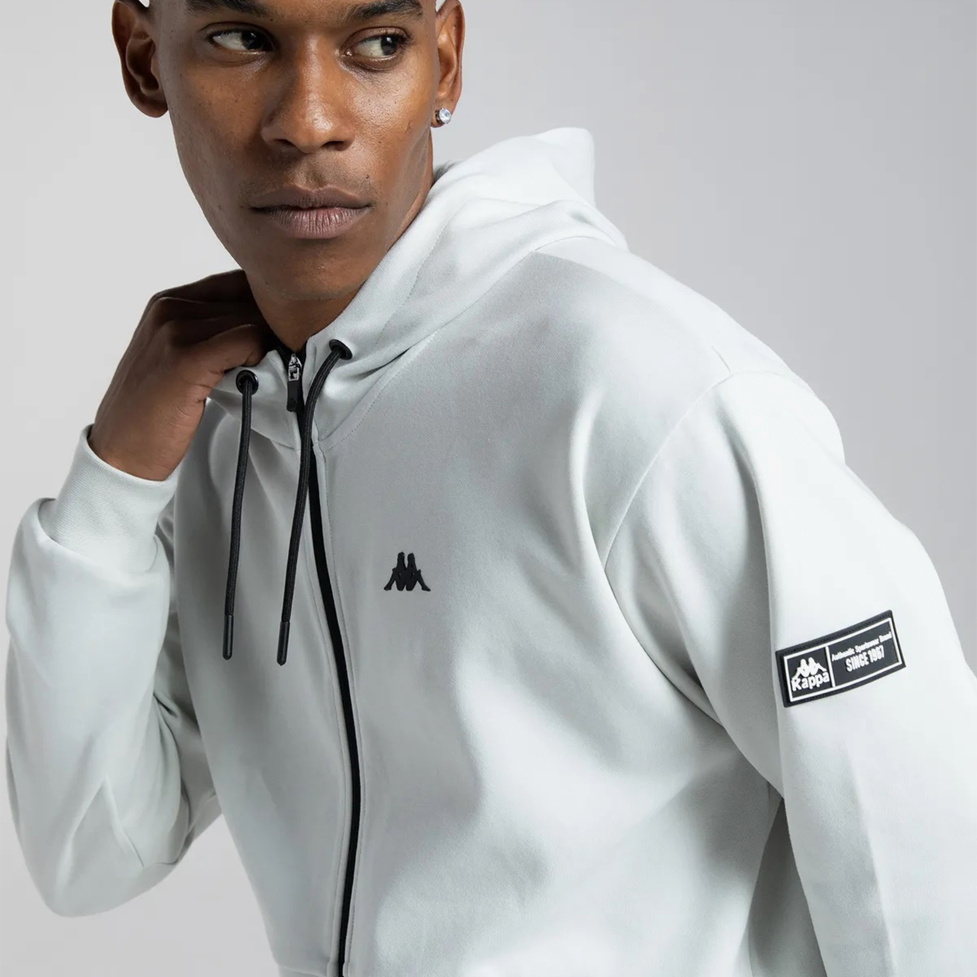 Kappa Erkek Beyaz Sweatshirt