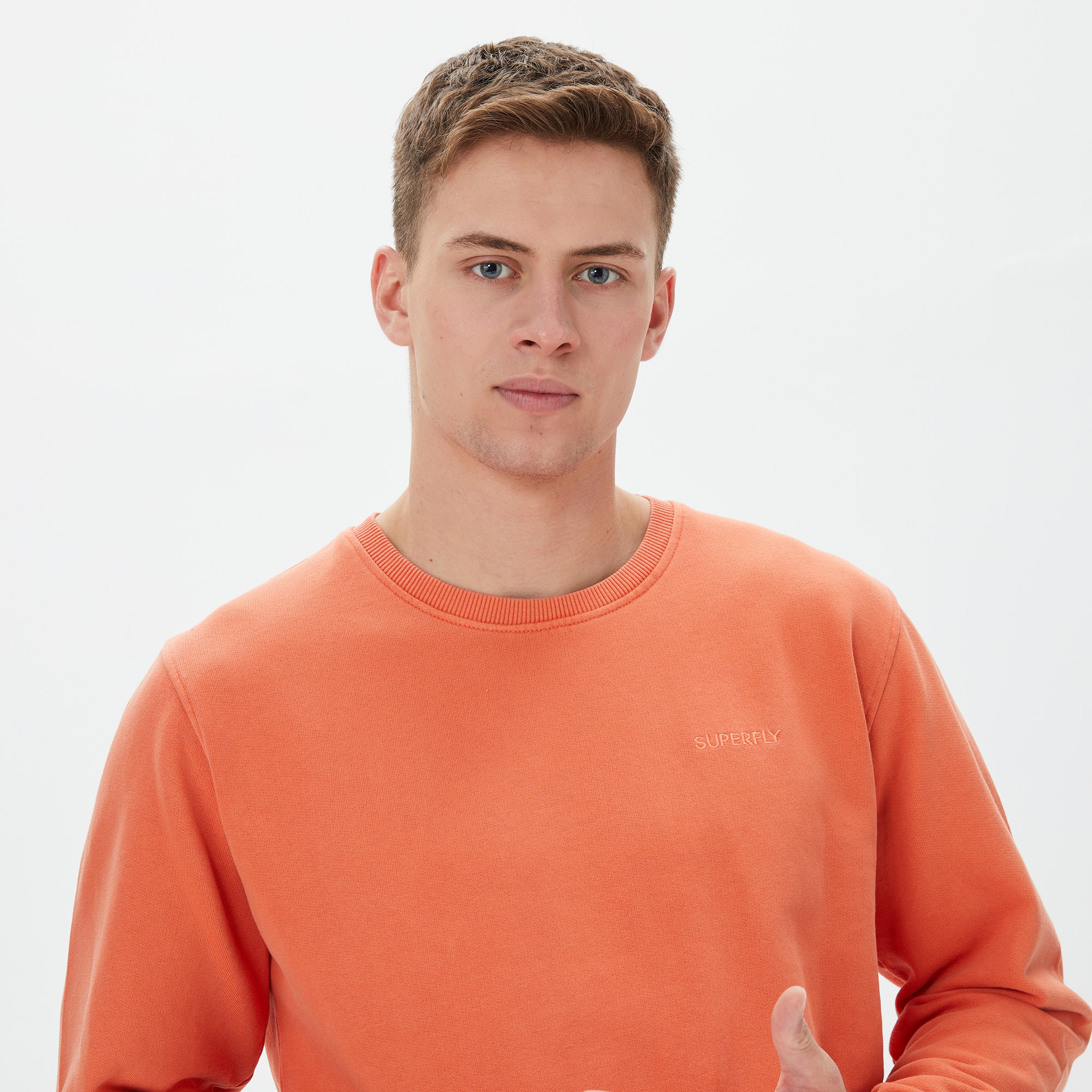 Superfly Erkek Turuncu Sweatshirt