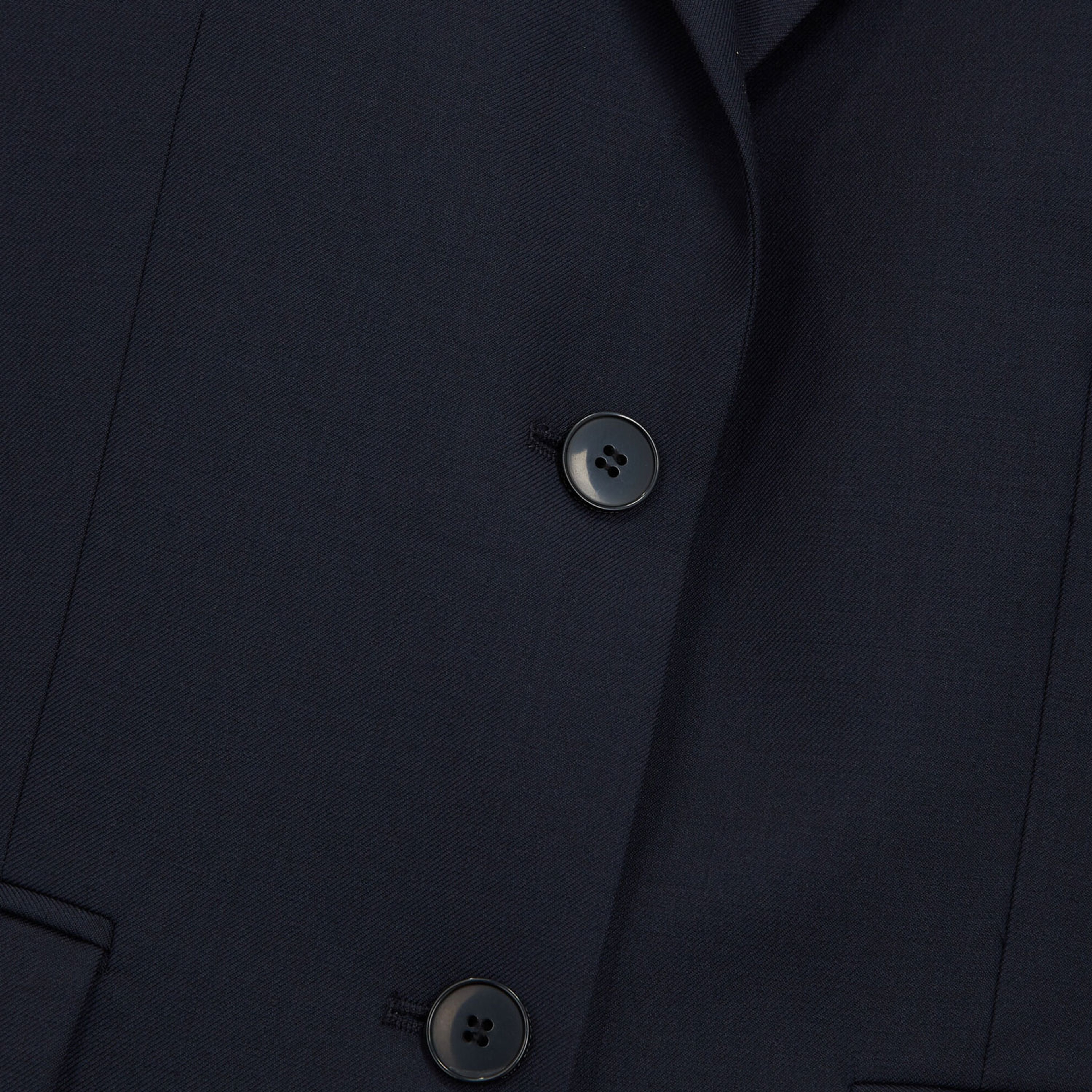 KADIN LACİVERT YÜN BLAZER CEKET