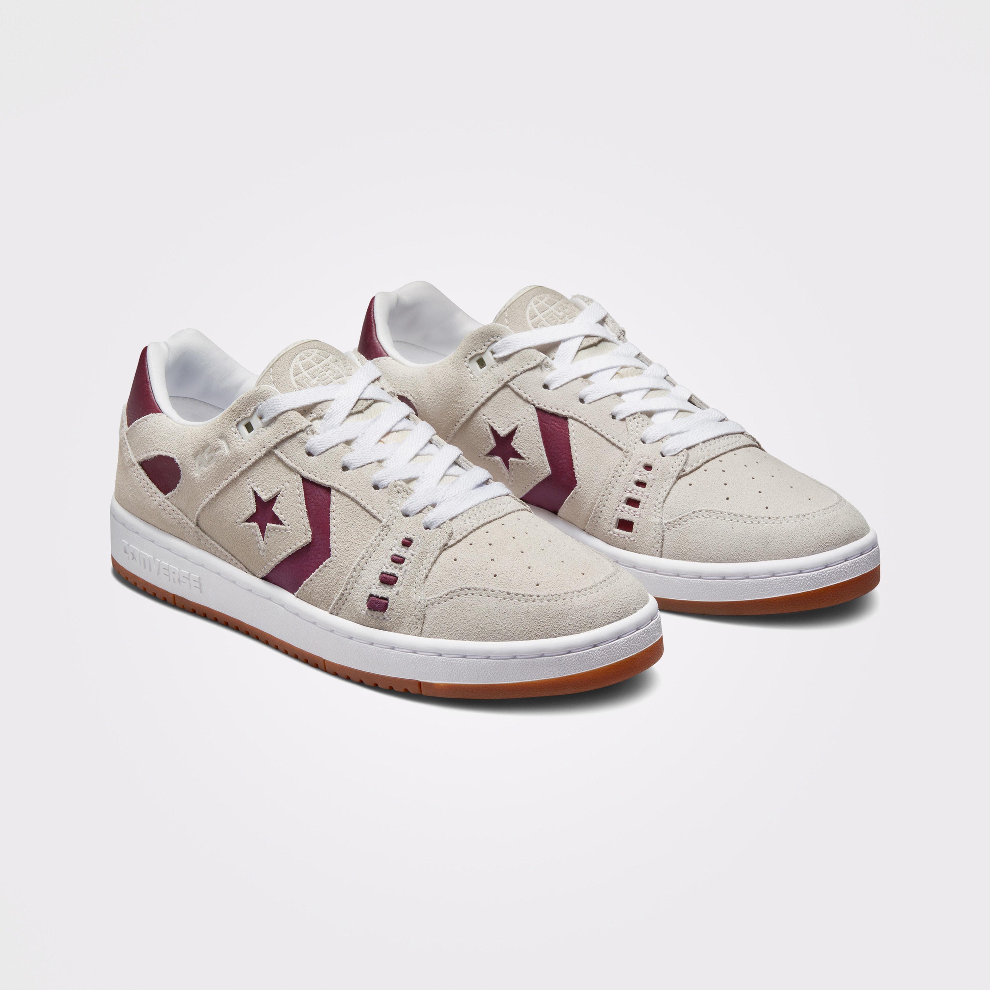 Converse As-1 Pro Erkek Bej/Bordo Sneaker