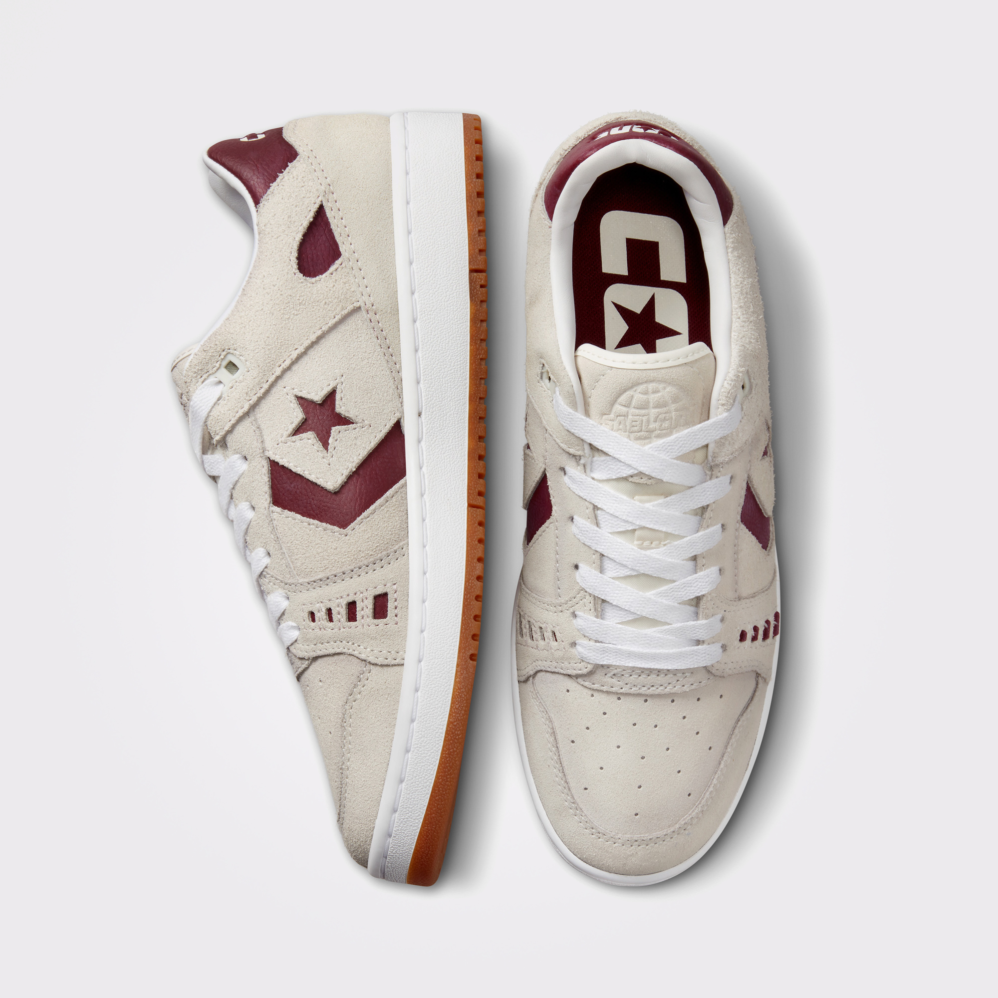 Converse As-1 Pro Erkek Bej/Bordo Sneaker