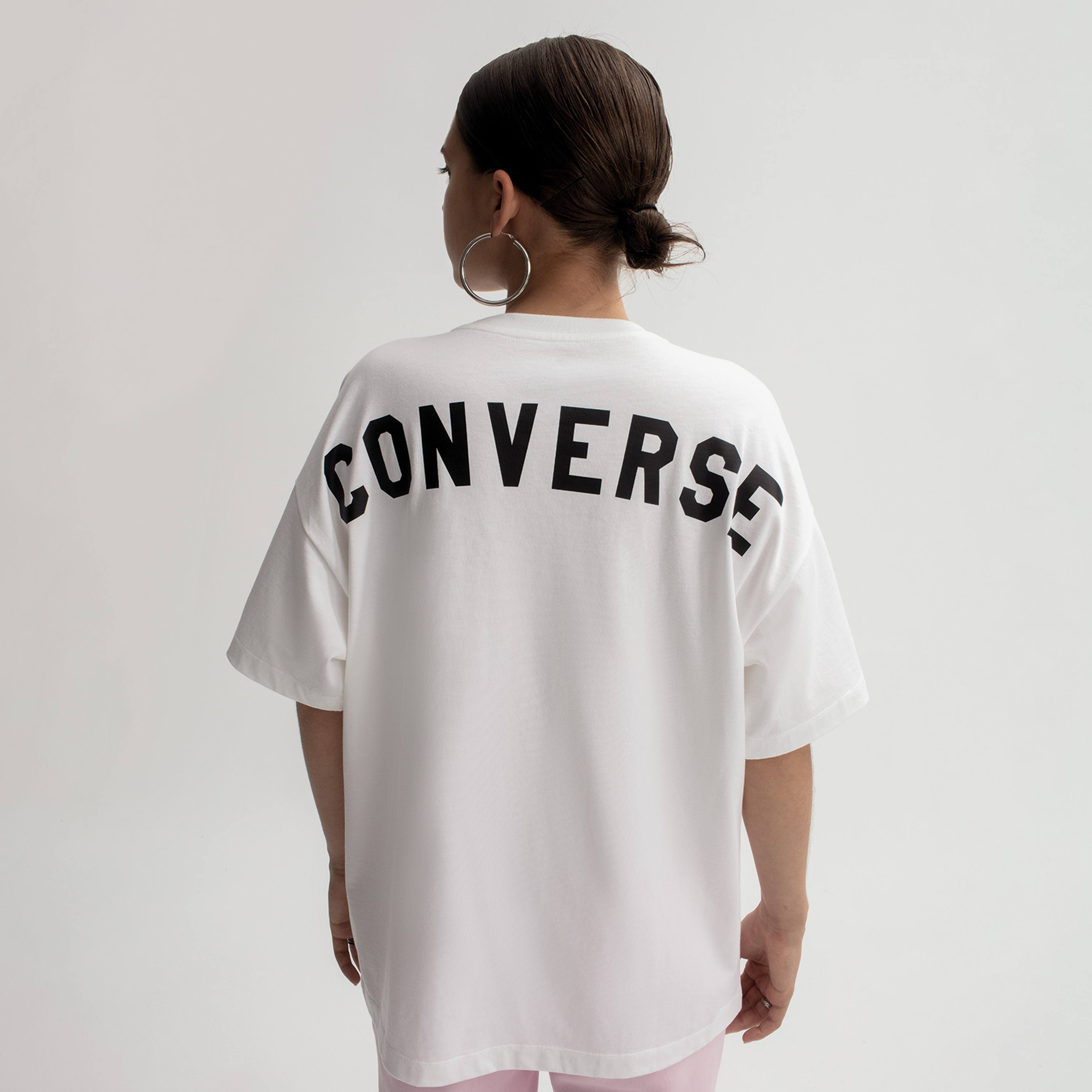 Converse Oversized All Star Kadın Beyaz T-Shirt