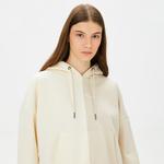 Karl Kani Small Signature Block OS Kadın Bej Hoodie