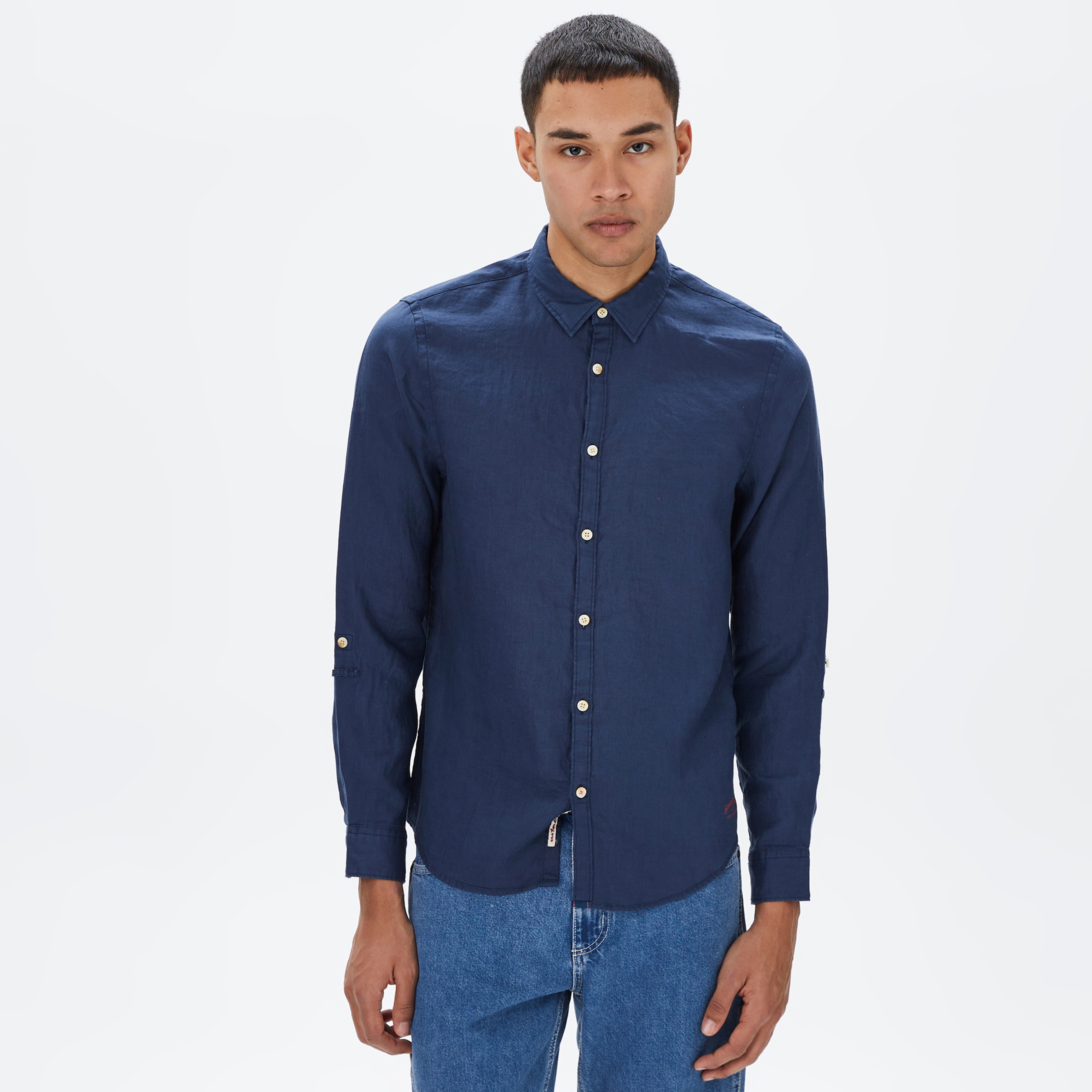 Scotch&Soda Erkek Mavi Gömlek