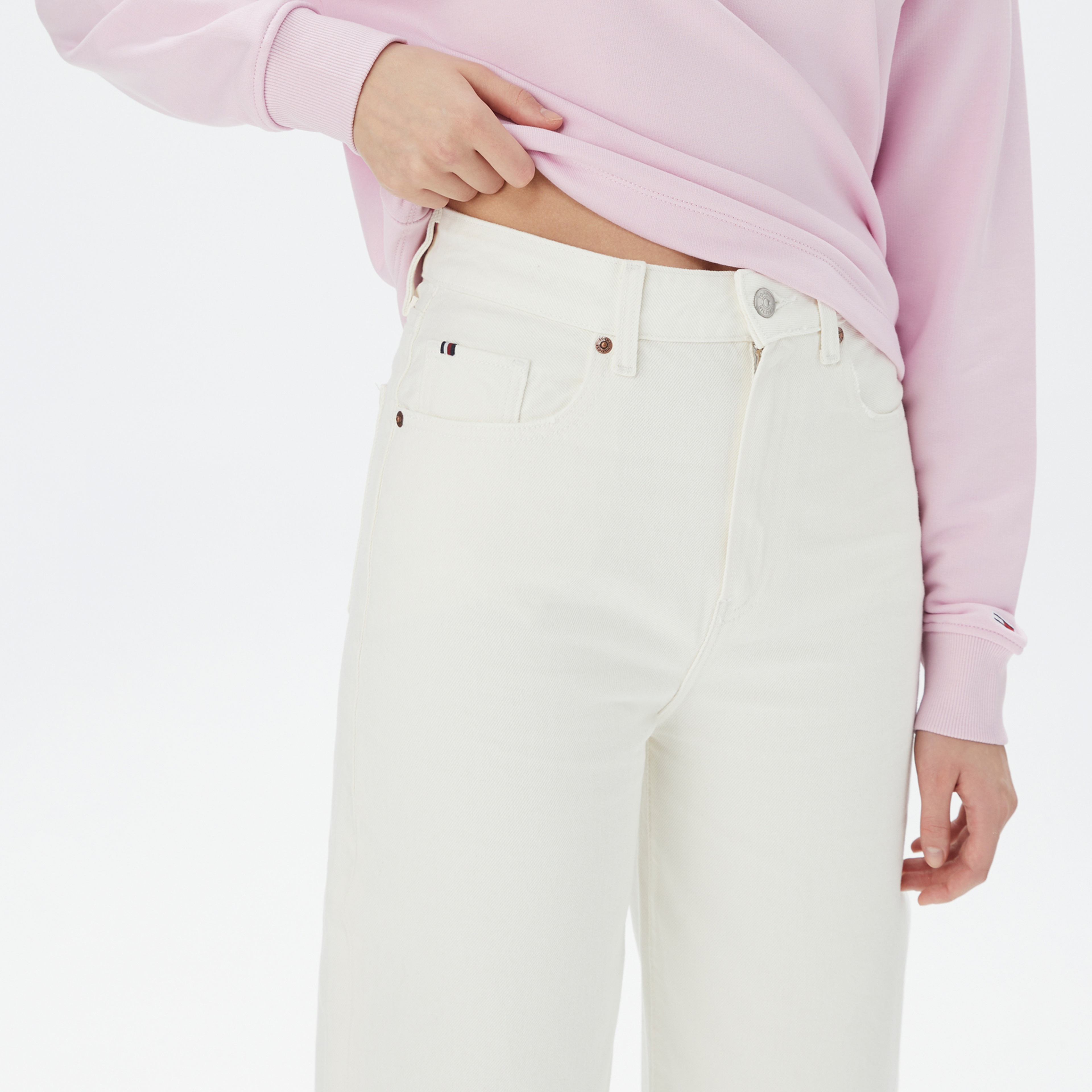 Tommy Hilfiger Kadın Beyaz Denim