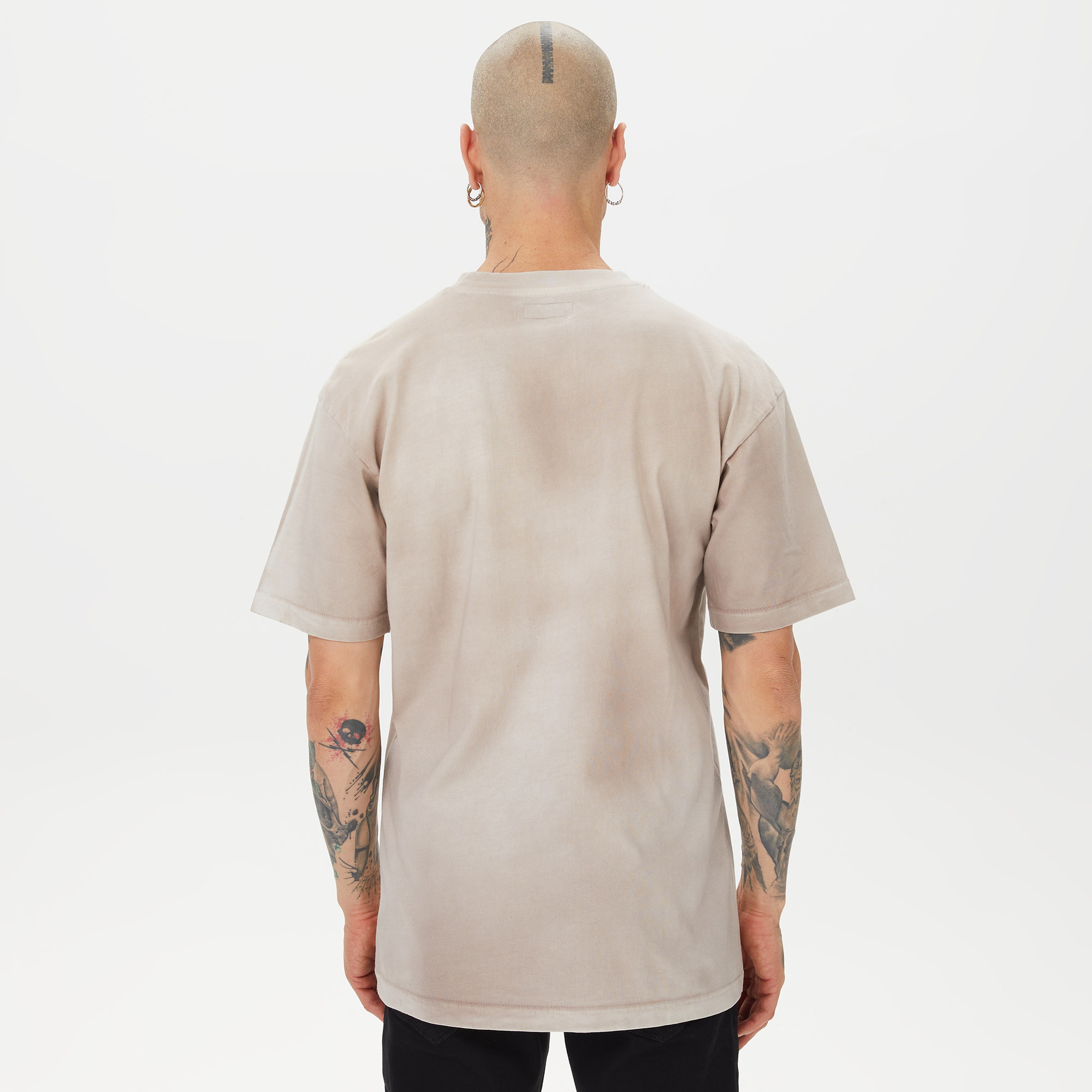 Market Smiley Happiness Within Tie-Dye Erkek Lila T-Shirt