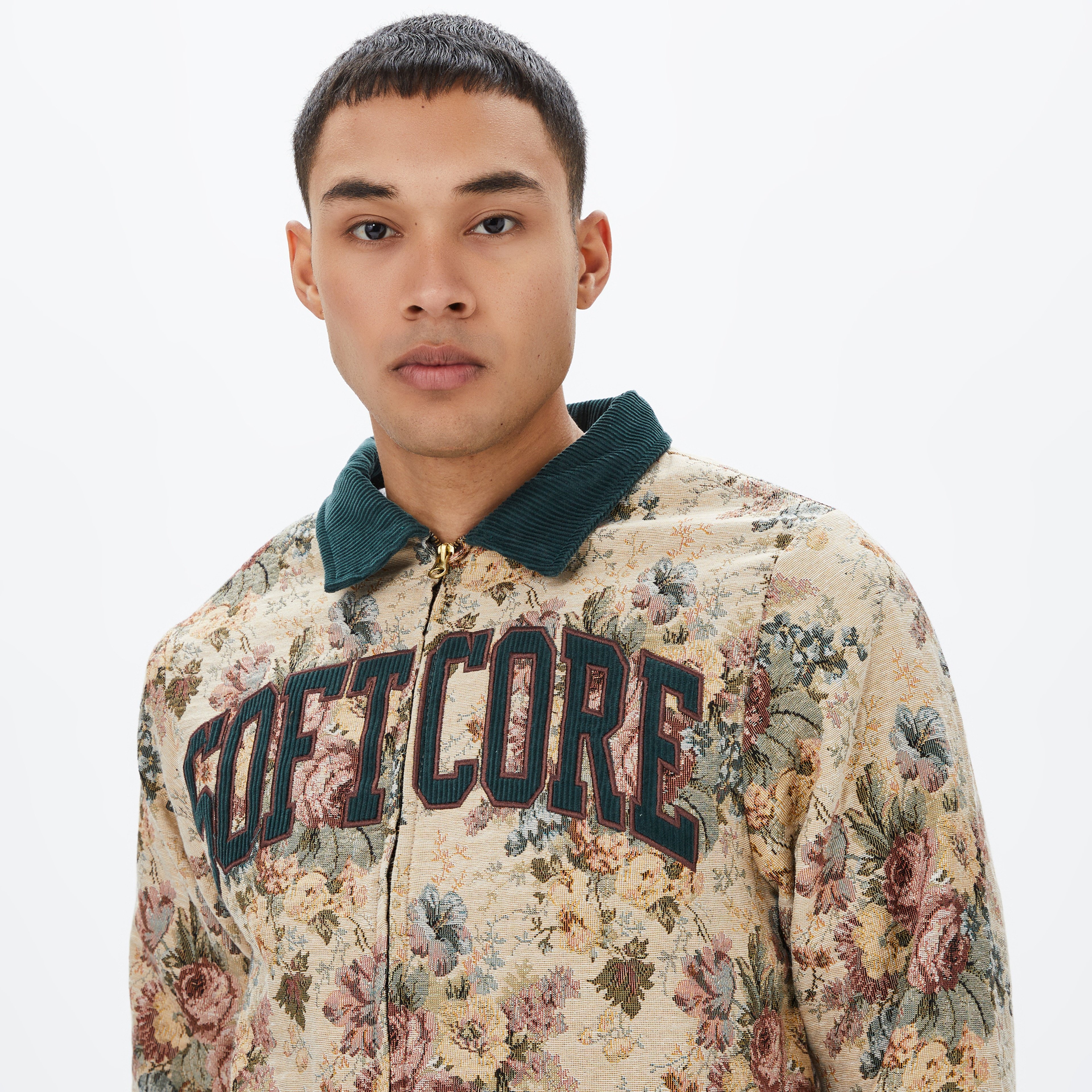 Market Floral Tapestry Erkek Renkli Ceket