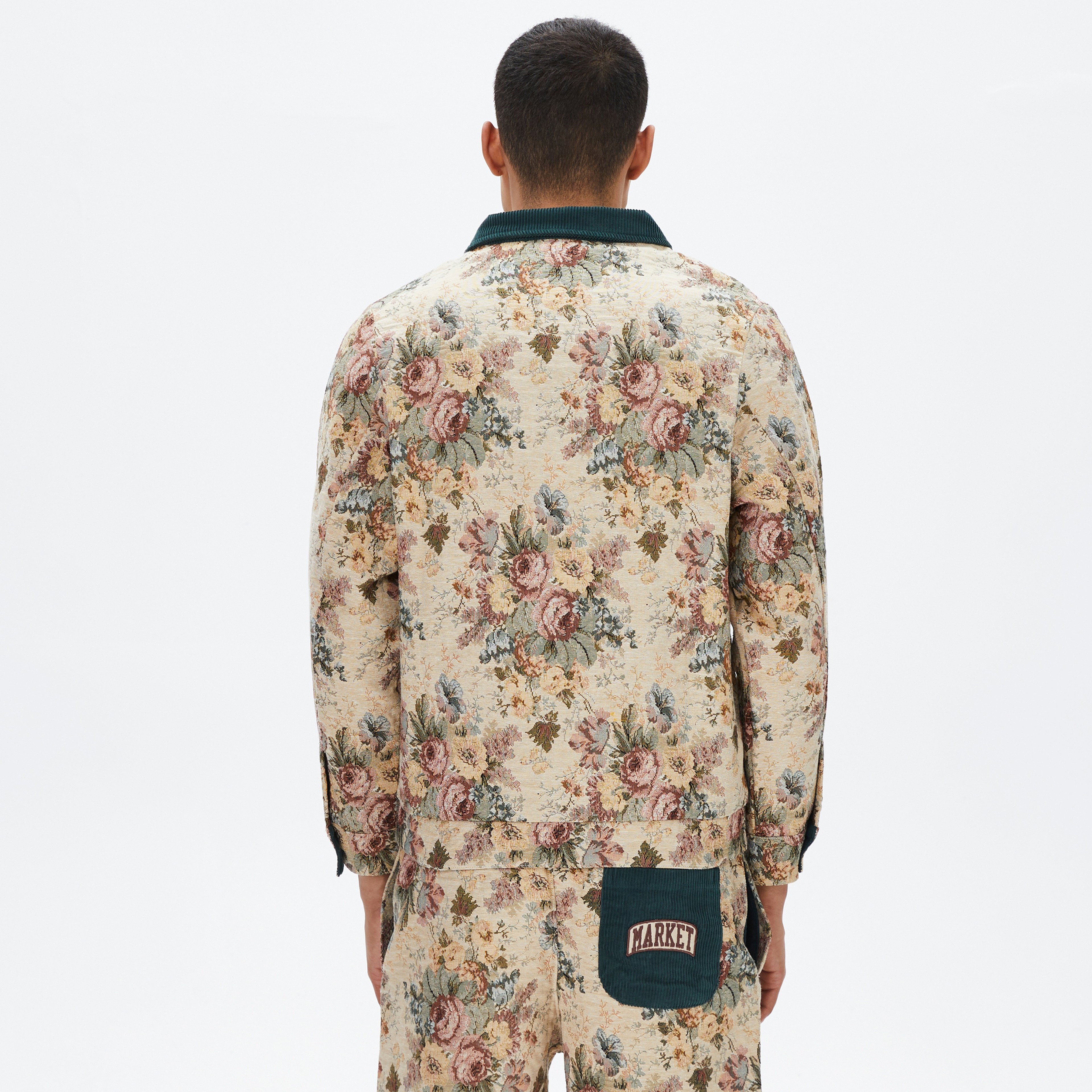 Market Floral Tapestry Erkek Renkli Ceket