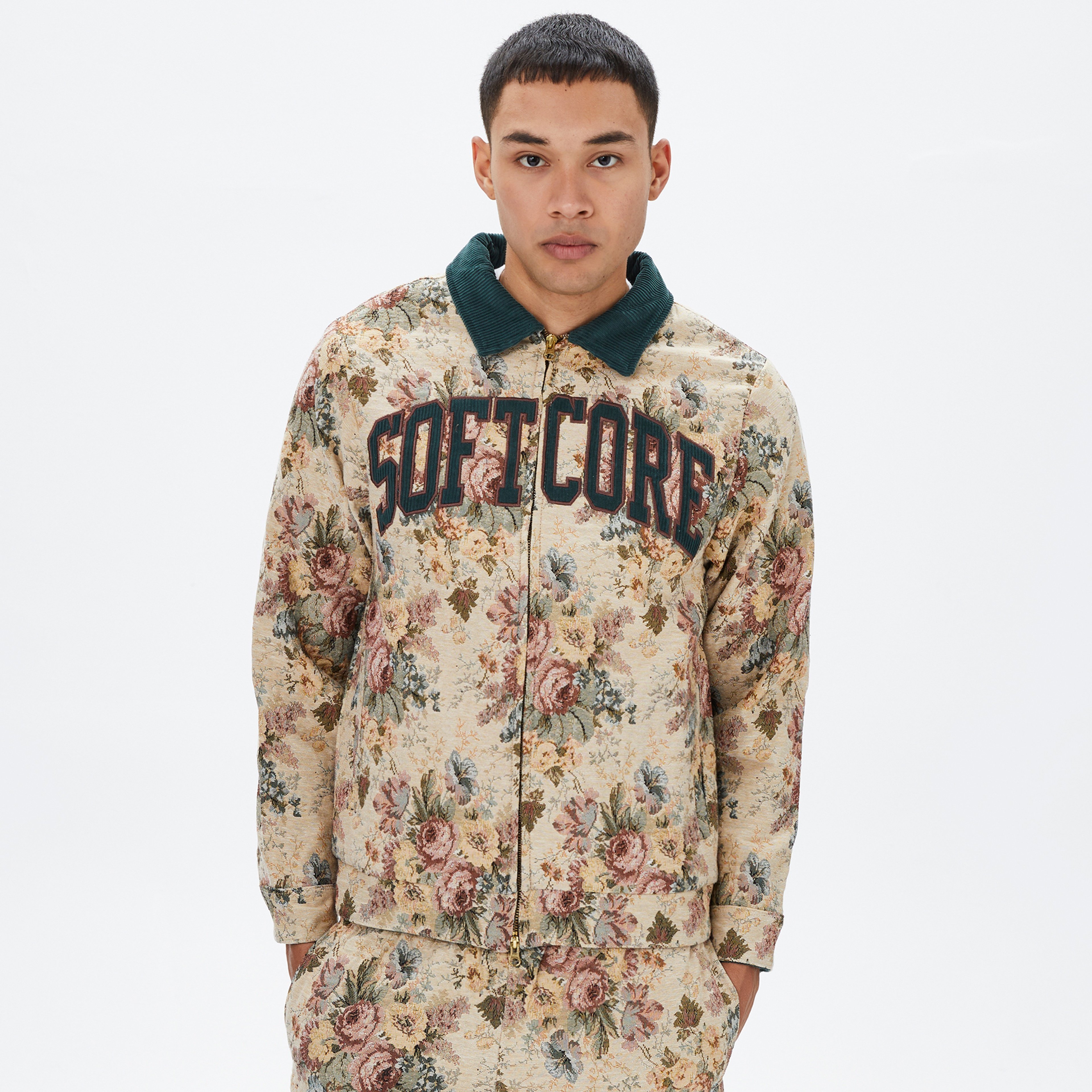 Market Floral Tapestry Erkek Renkli Ceket