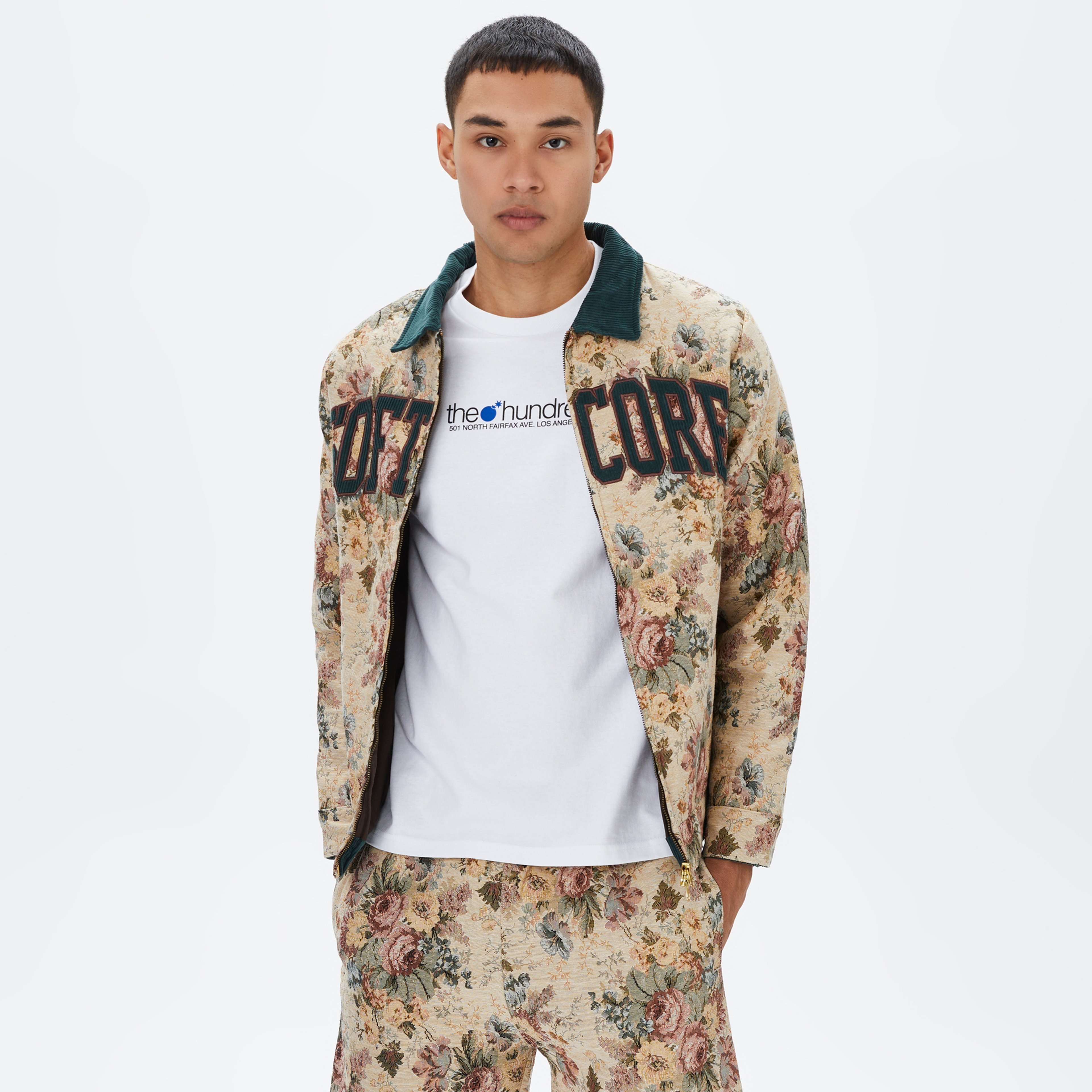 Market Floral Tapestry Erkek Renkli Ceket