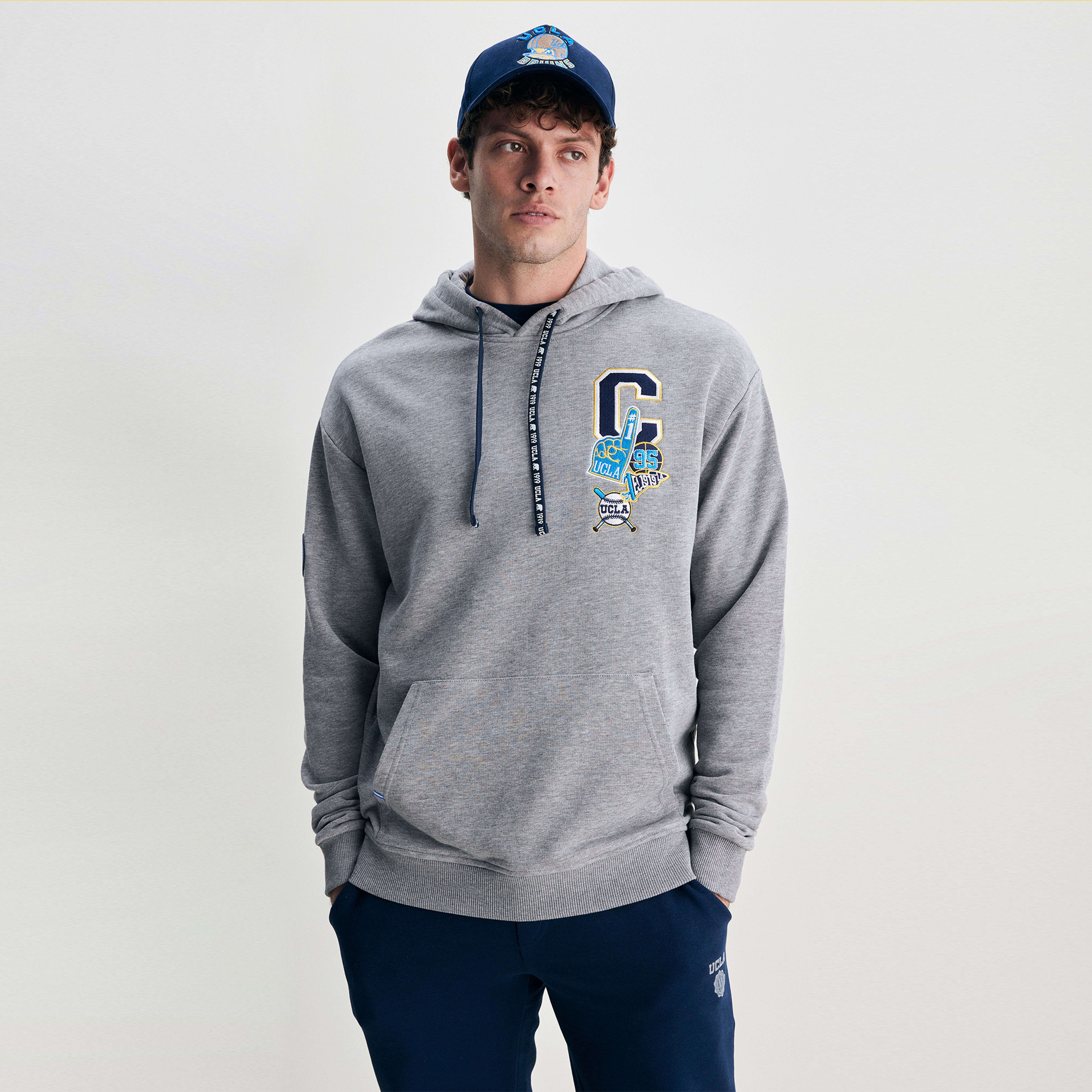 Ucla Erkek Gri Sweatshirt