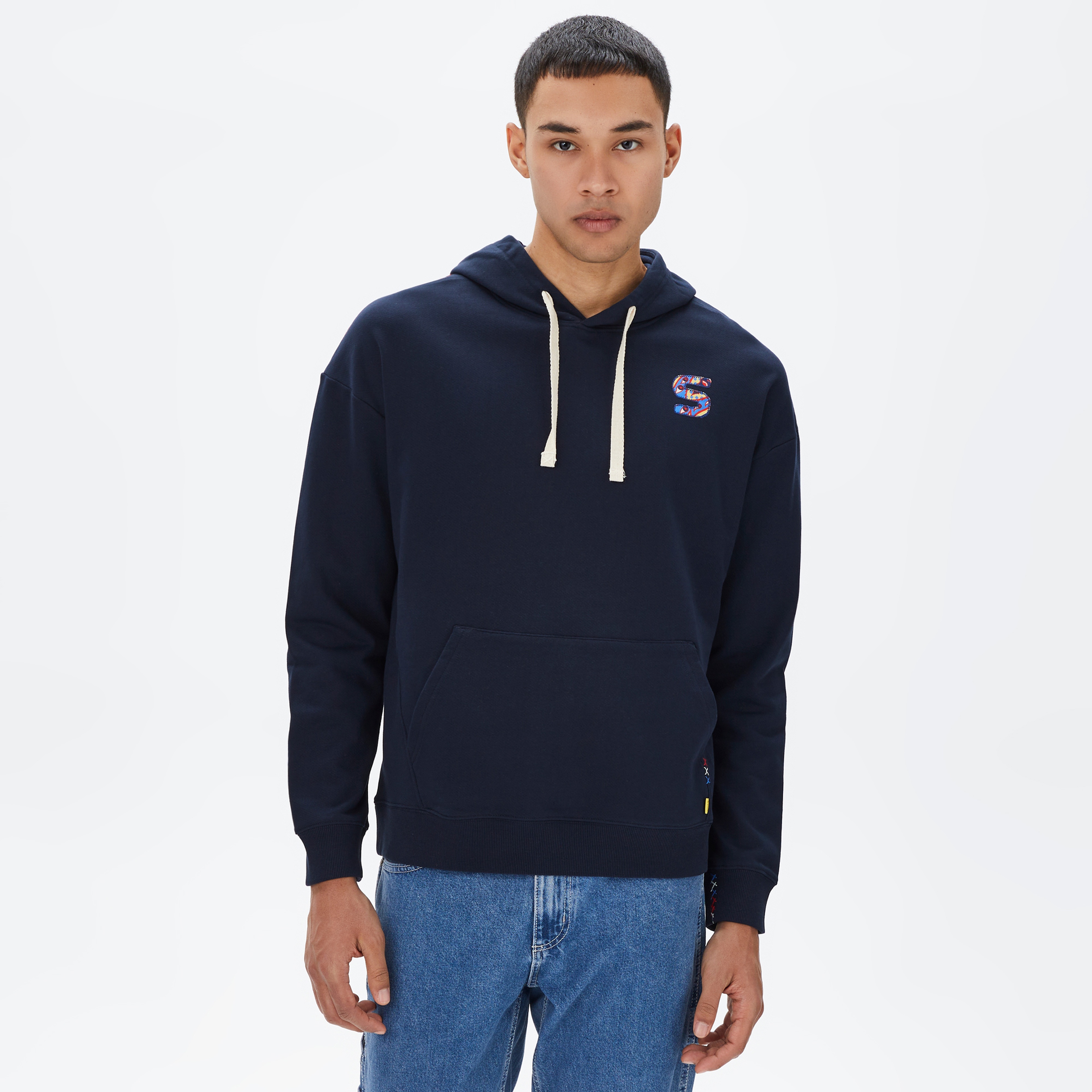 Scotch&Soda Erkek Siyah Sweatshirt