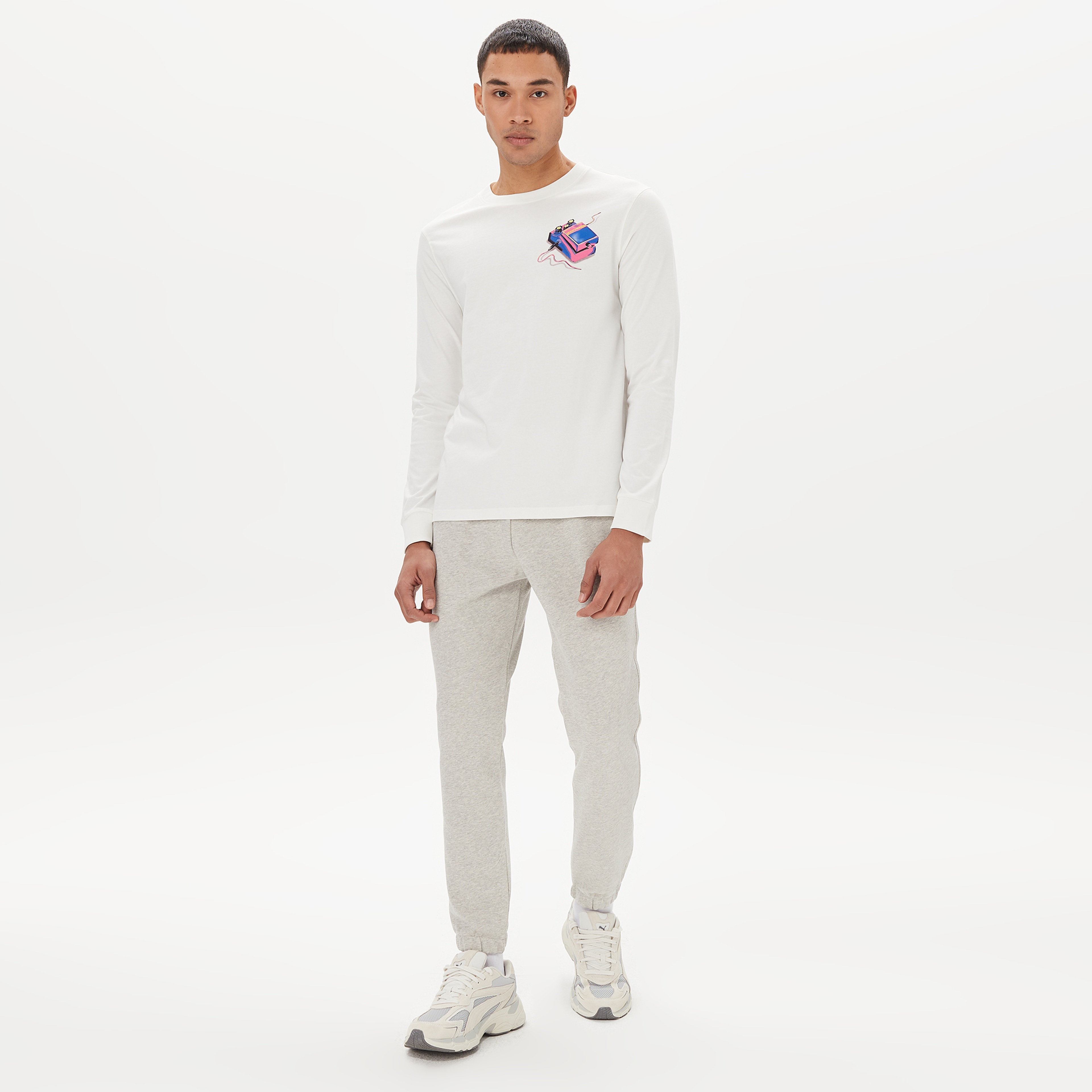 Scotch&Soda Erkek Beyaz T-Shirt