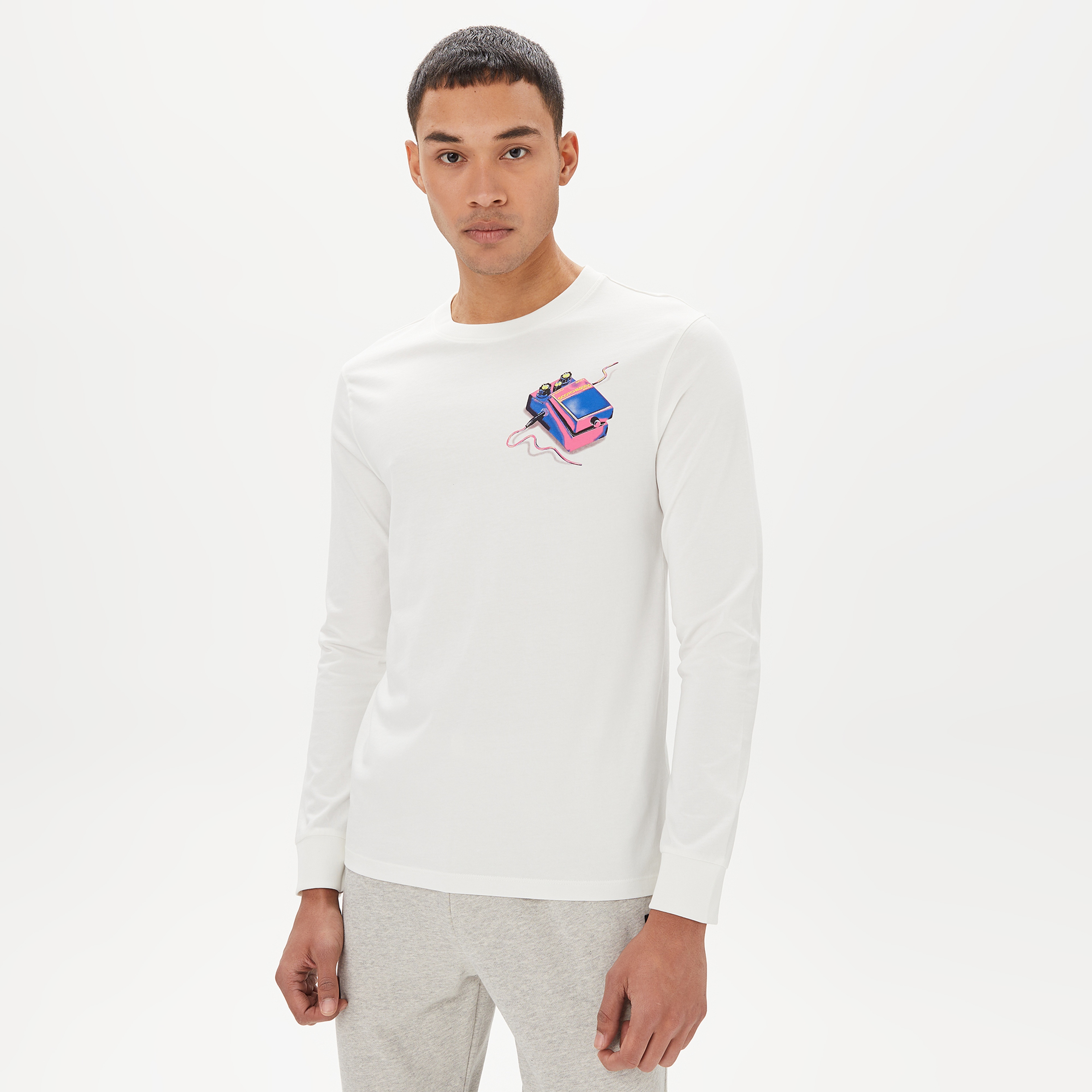 Scotch&Soda Erkek Beyaz T-Shirt