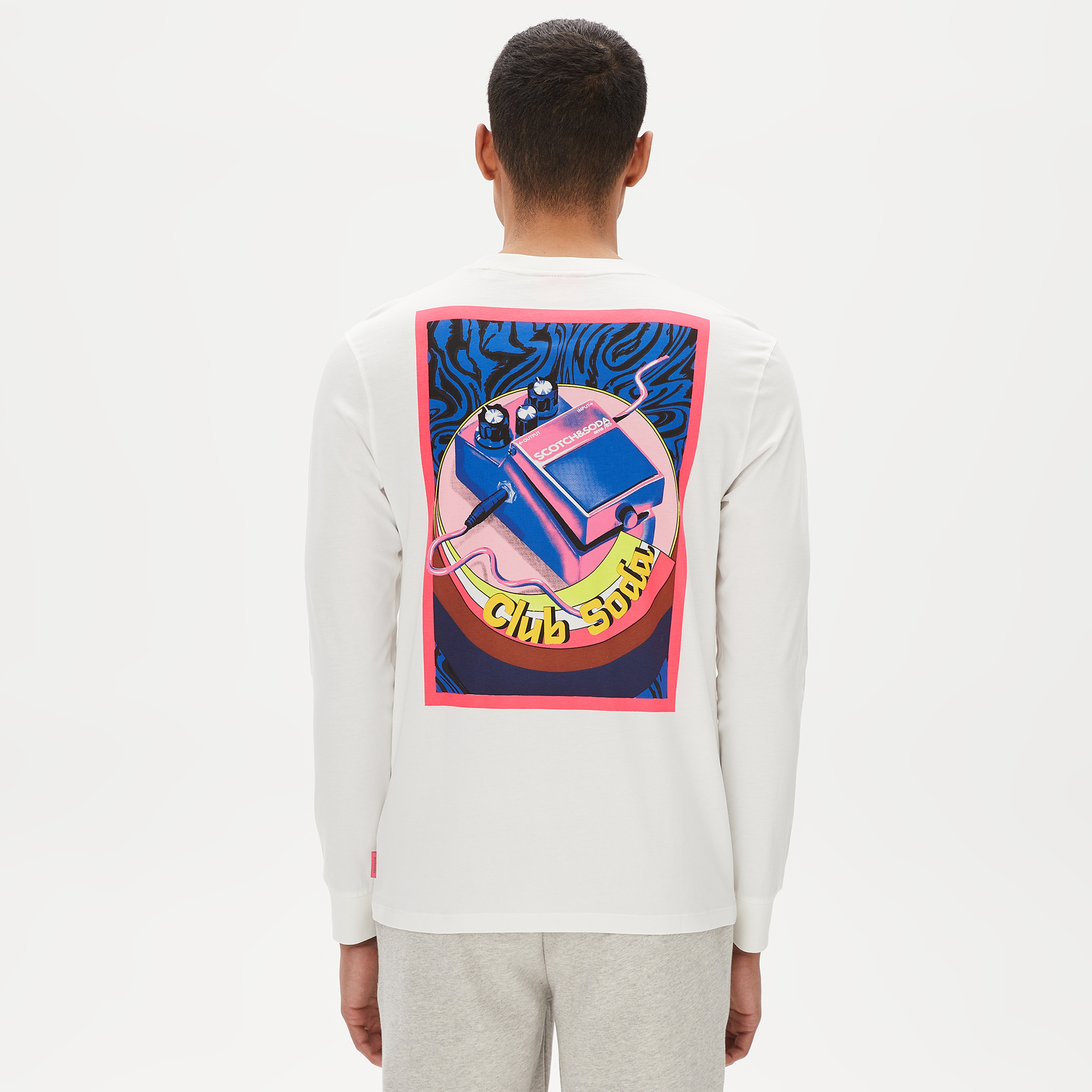 Scotch&Soda Erkek Beyaz T-Shirt