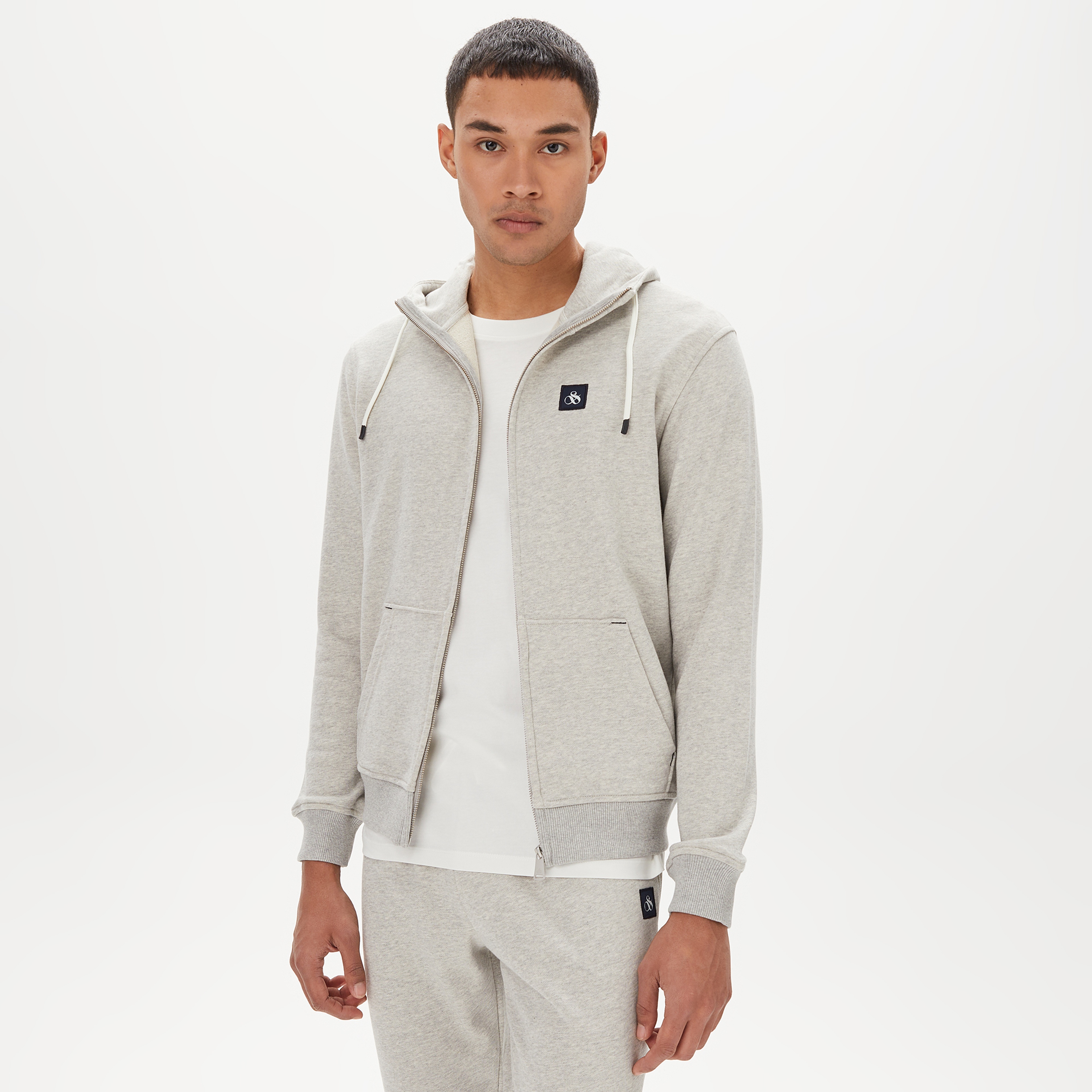 Scotch&Soda Erkek Gri Sweatshirt