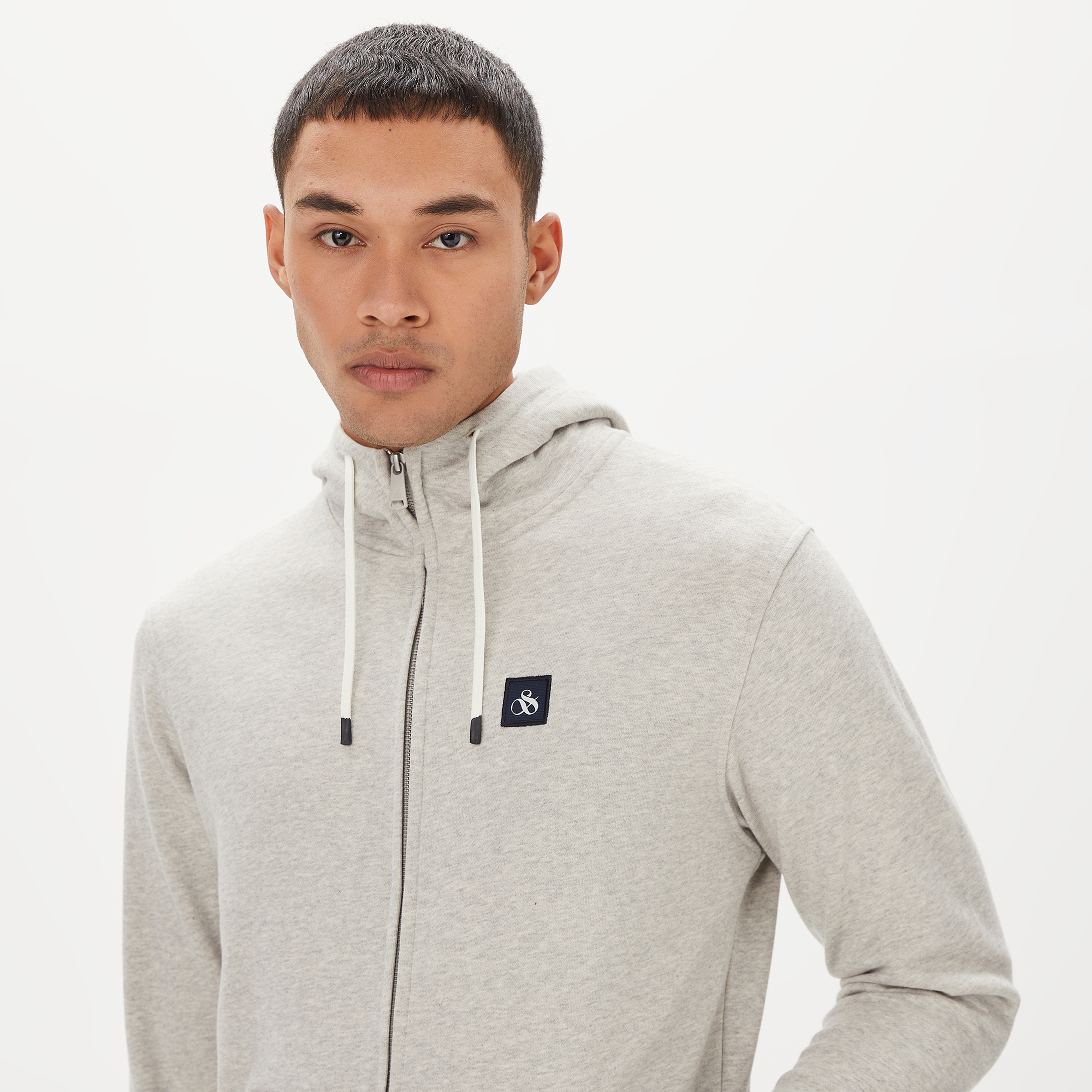 Scotch&Soda Erkek Gri Sweatshirt