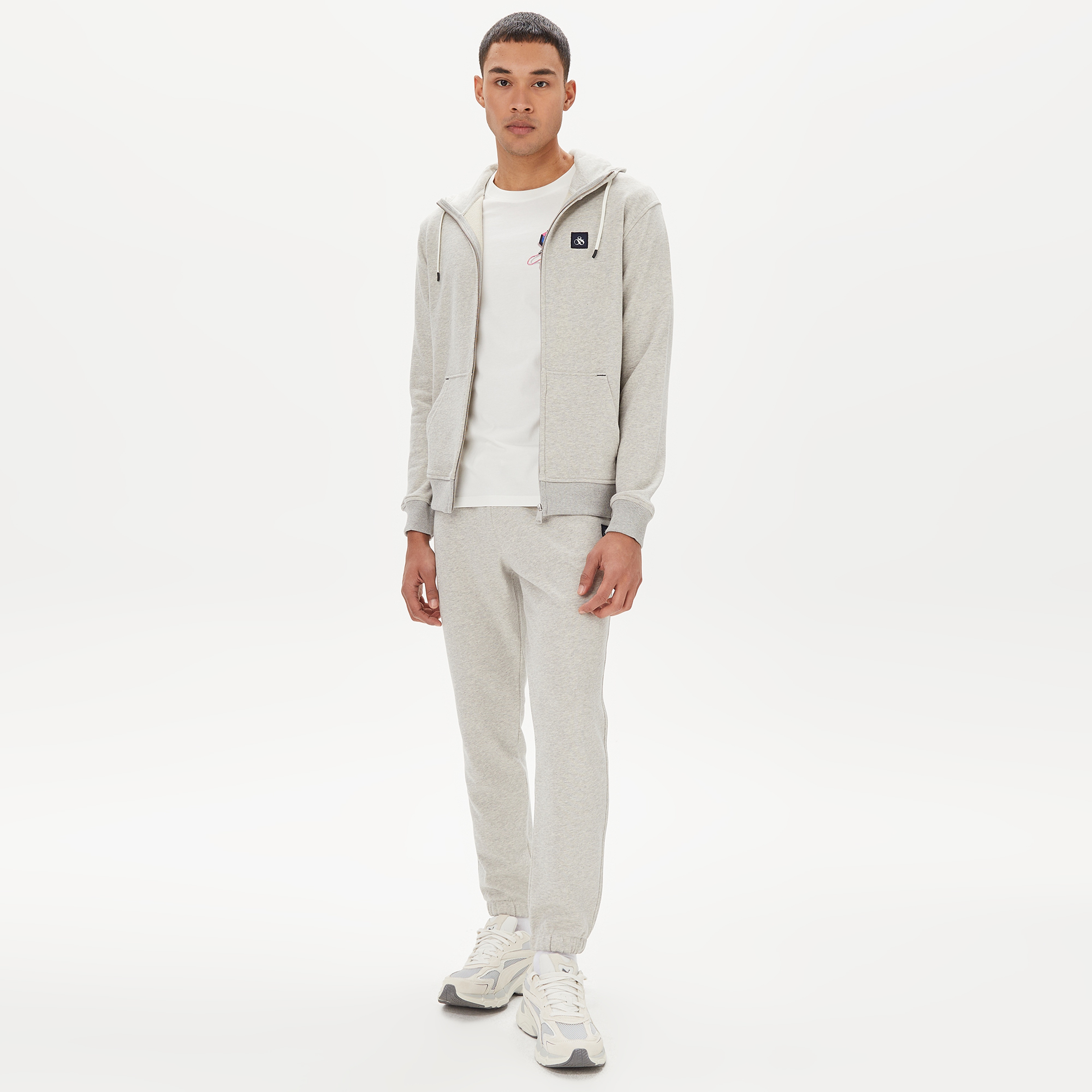 Scotch&Soda Erkek Gri Sweatshirt