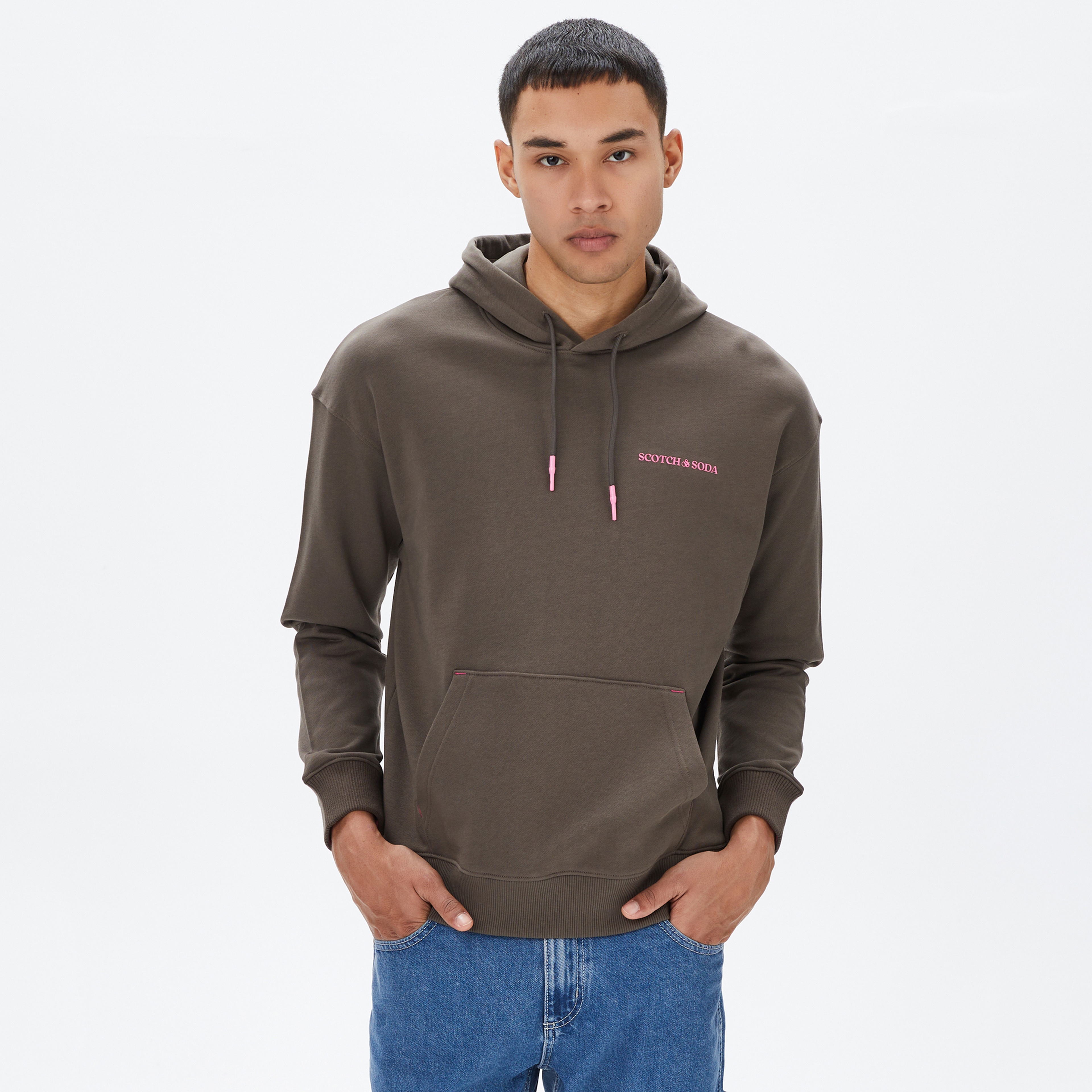 Scotch&Soda Unisex Kahverengi Sweatshirt