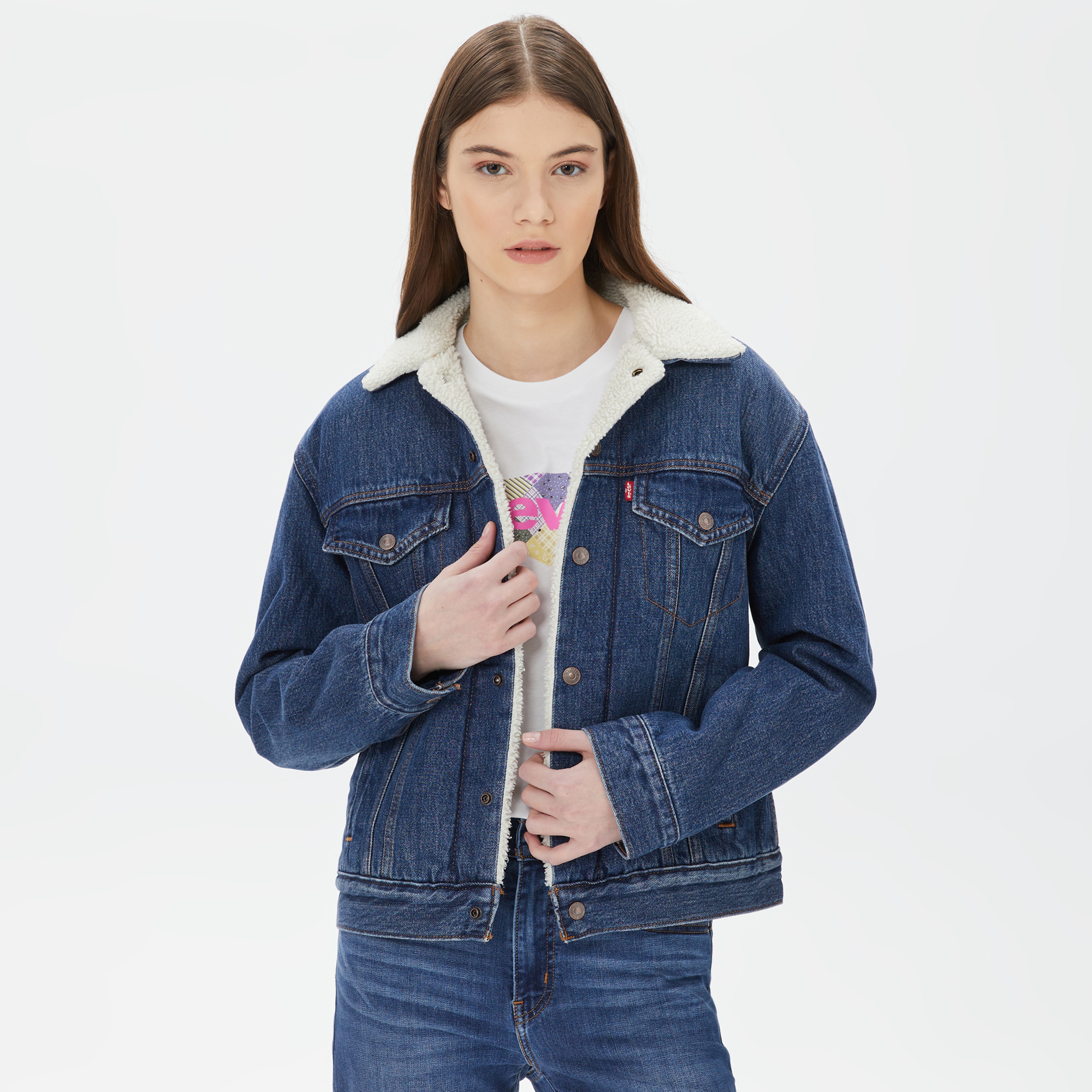 Levis Kadın Lacivert Ceket