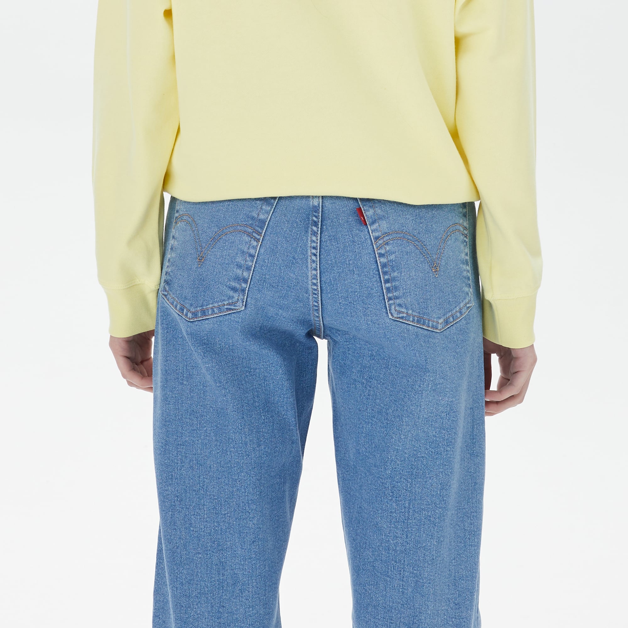 Levi's Ribcage Straight Center Lane Kadın Mavi Jean