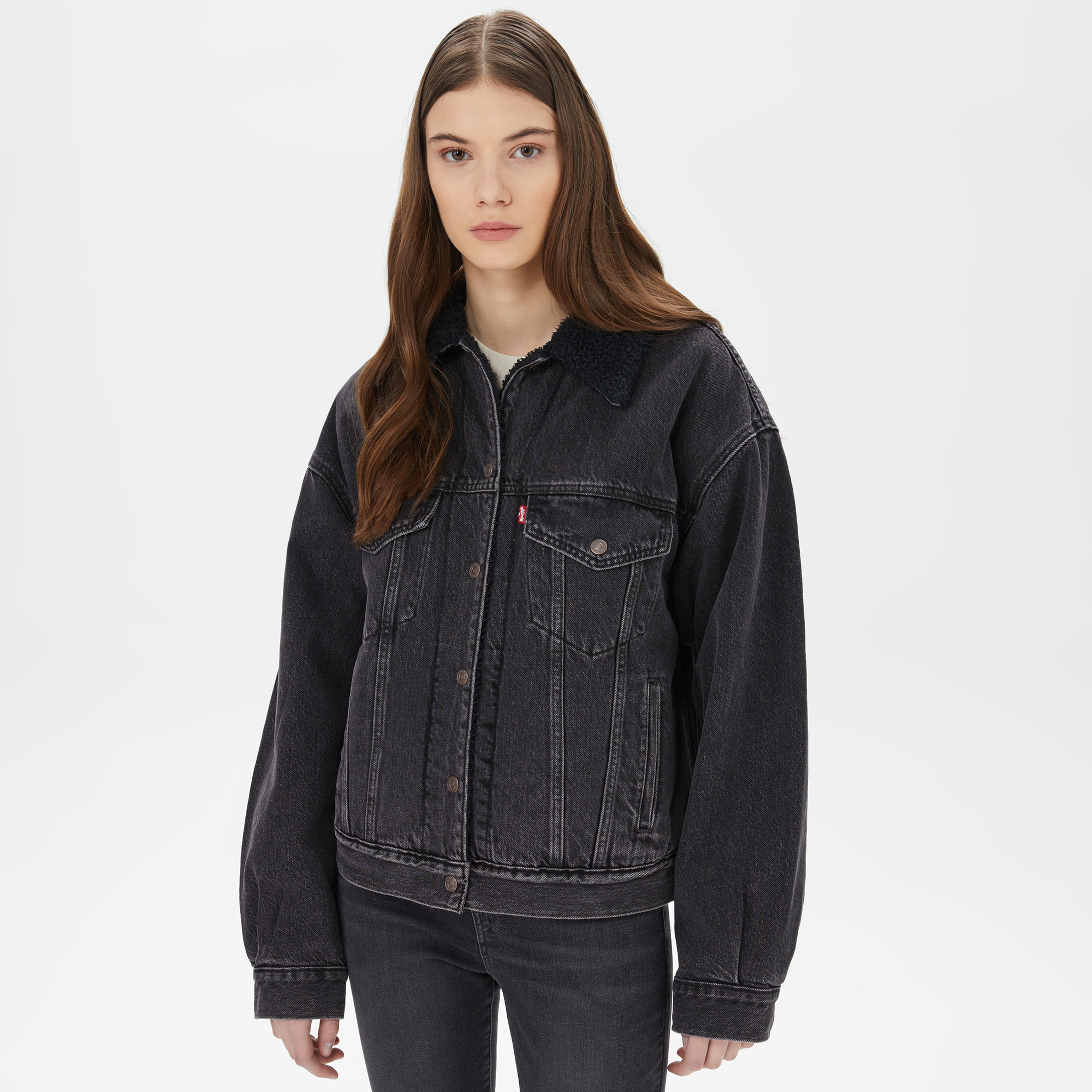 Levis Kadın Siyah Ceket