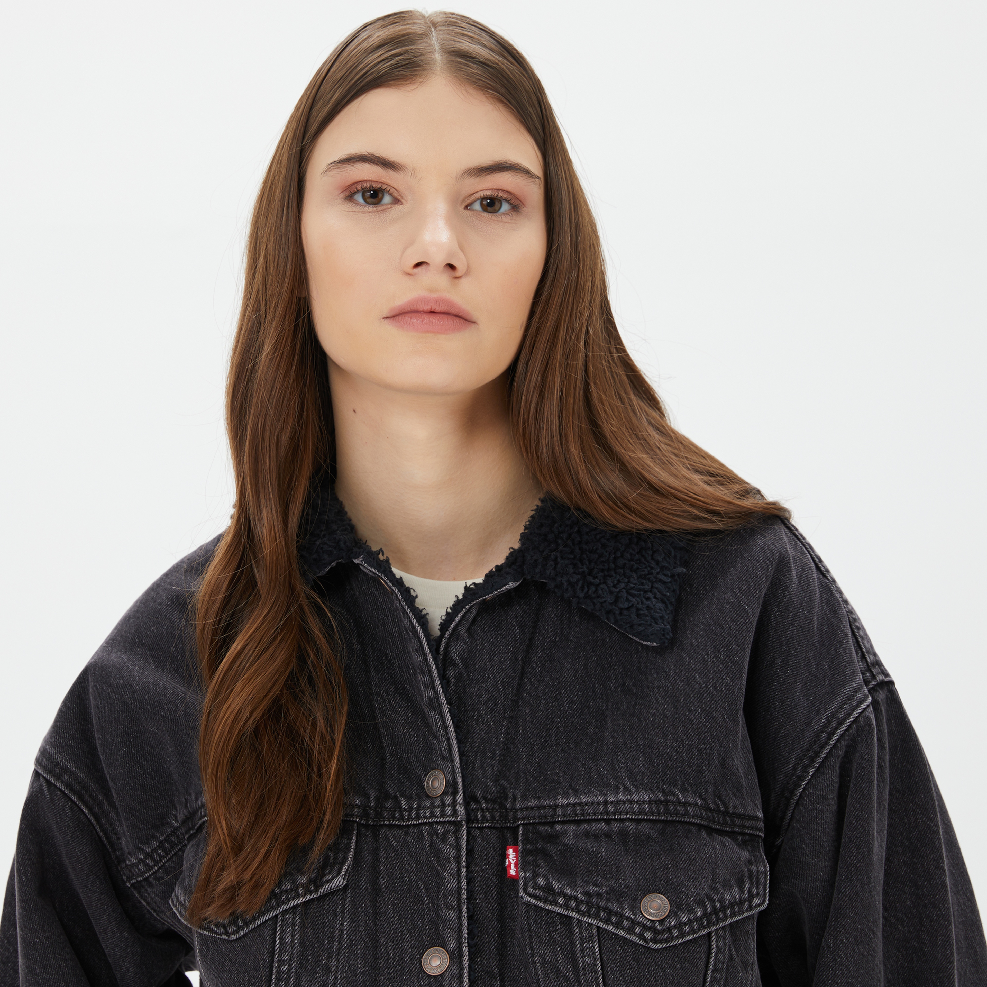 Levis Kadın Siyah Ceket