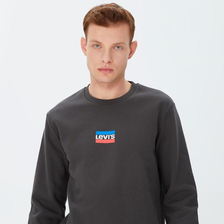 Levis Erkek Siyah Sweatshirt