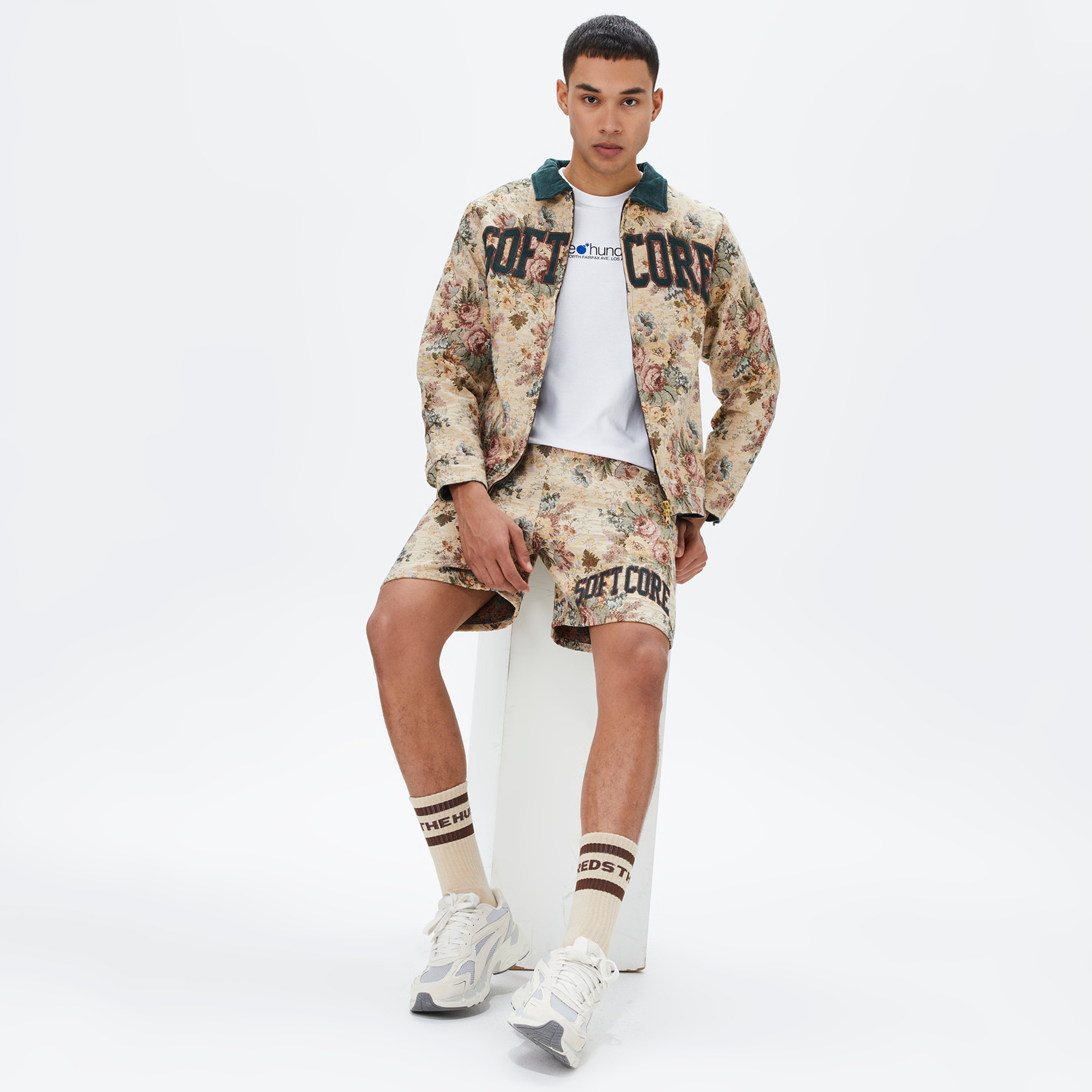 Market Floral Tapestry Erkek Renkli Ceket