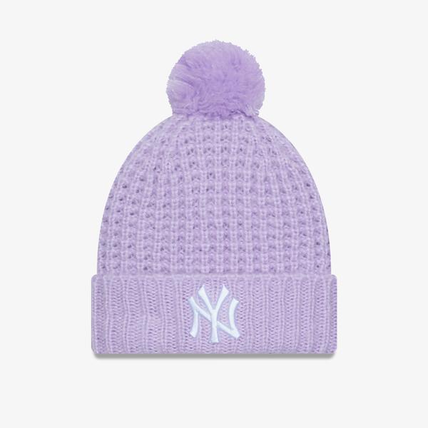 New Era Cosy Pom Kadın Mor Bere