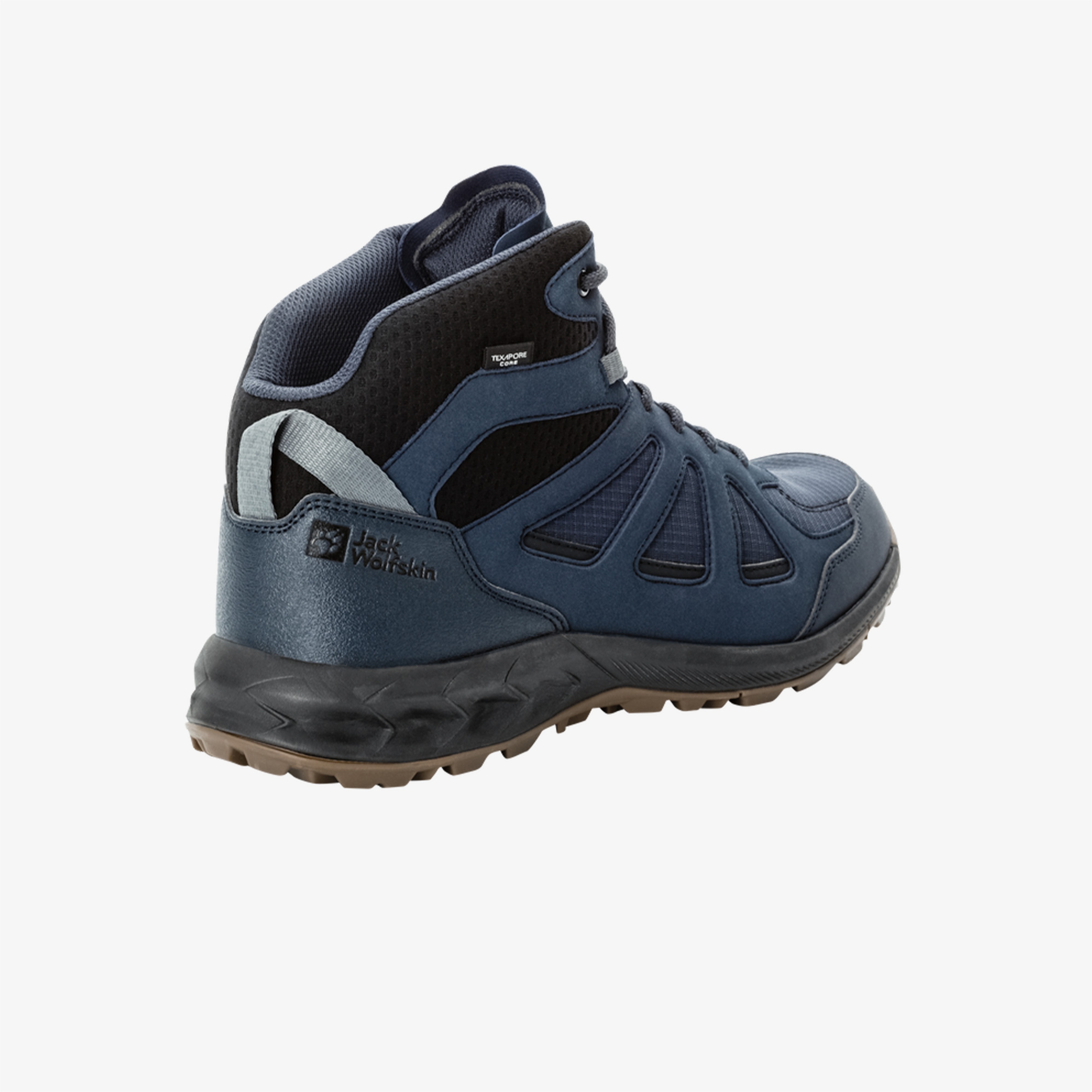 Jack Wolfskin Woodland 2 Texapore Mid Erkek Mavi Bot