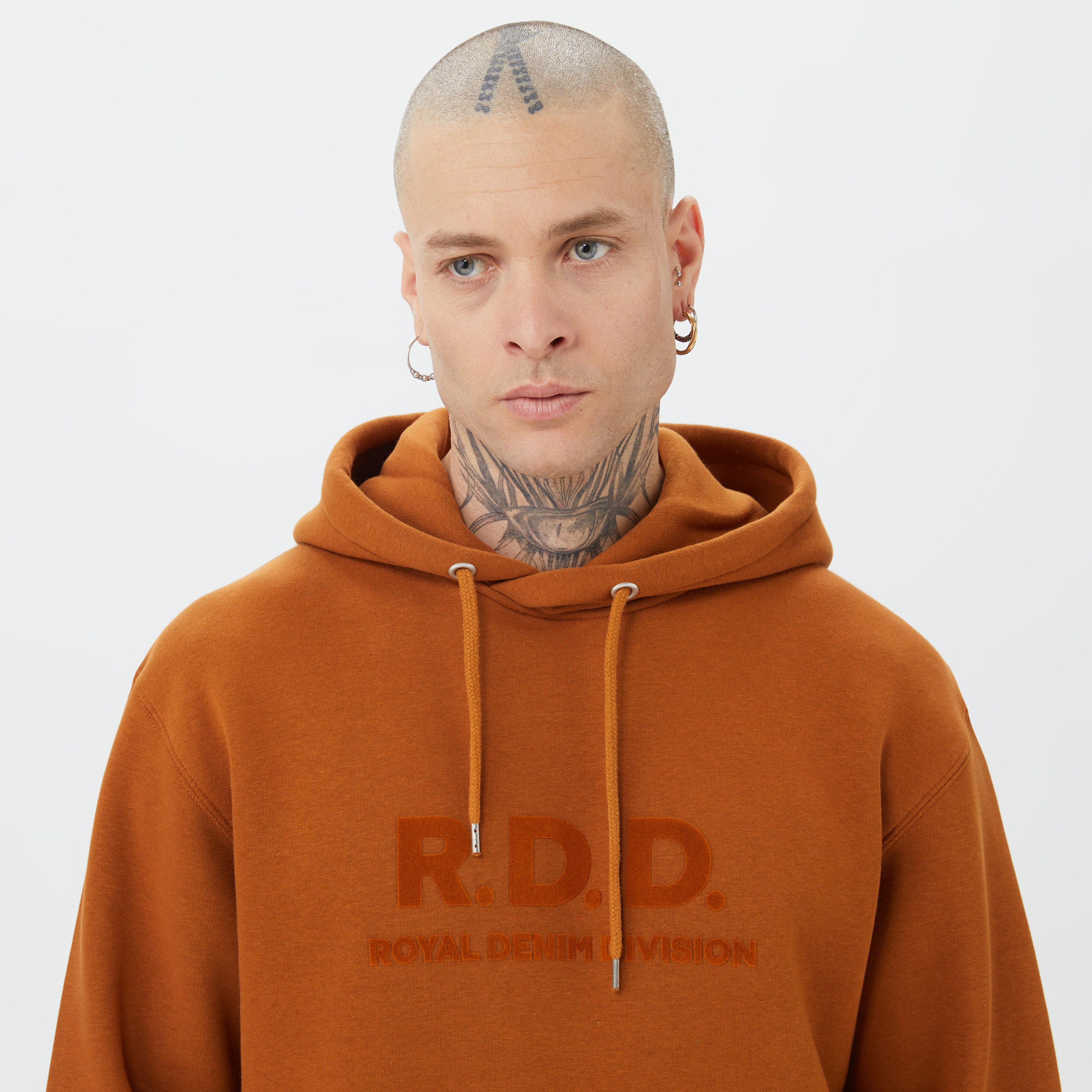 R.D.D. Royal Denim Division Erkek Kahverengi Sweatshirt