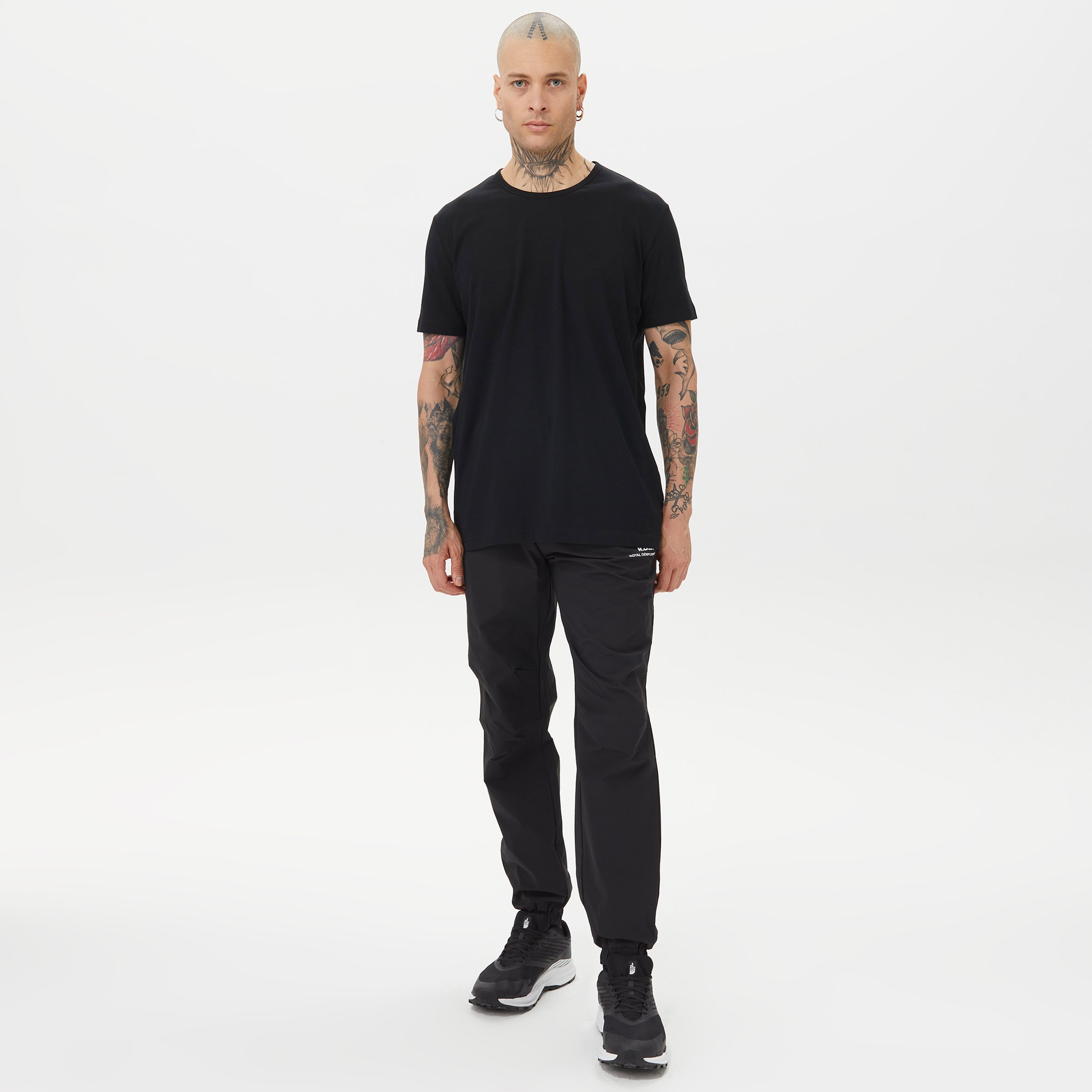 R.D.D. Royal Denim Division Erkek Siyah Eşofman Altı