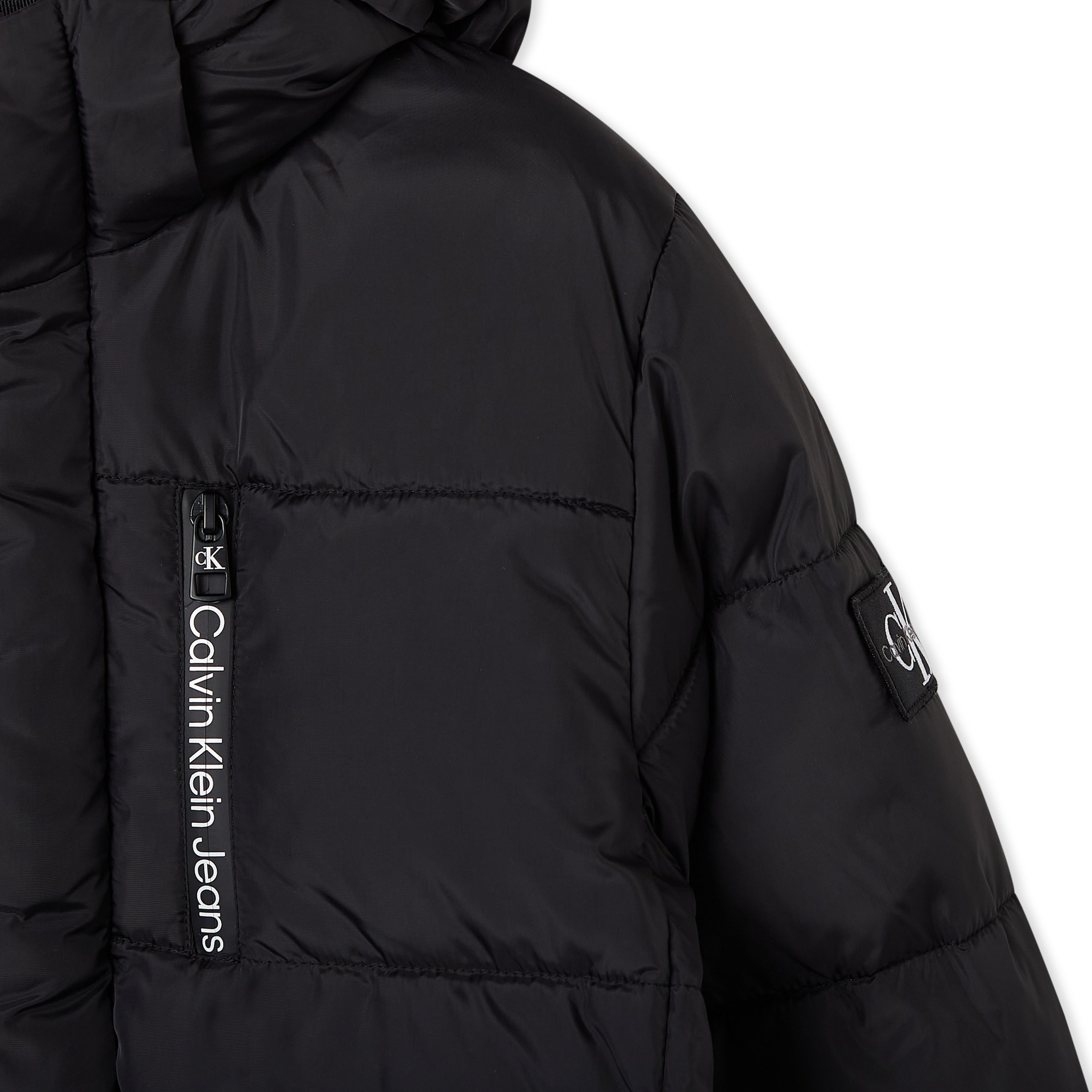 Calvin Klein Jeans Essential Puffer Çocuk Siyah Mont