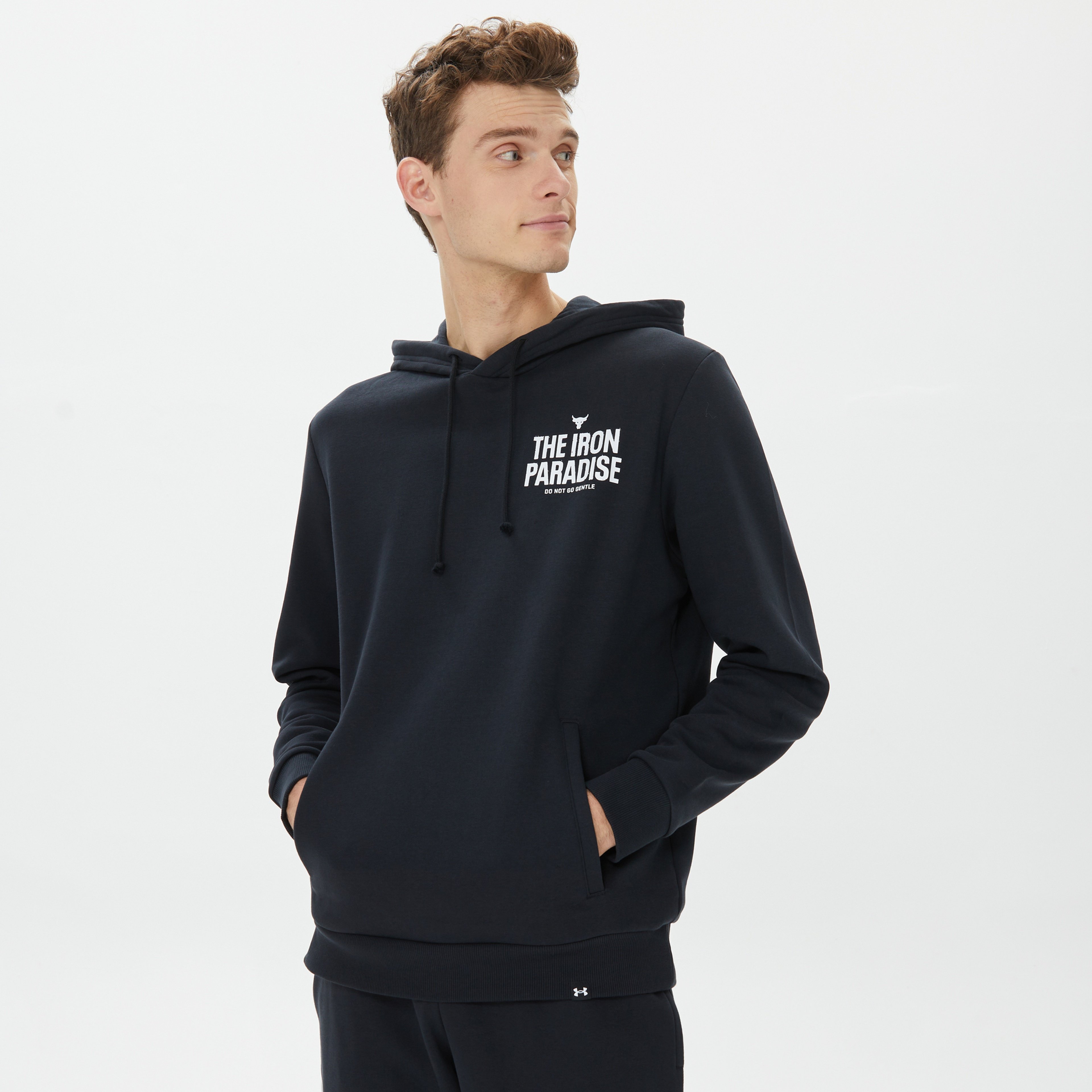 Under Armour The Rock Erkek Siyah Hoodie