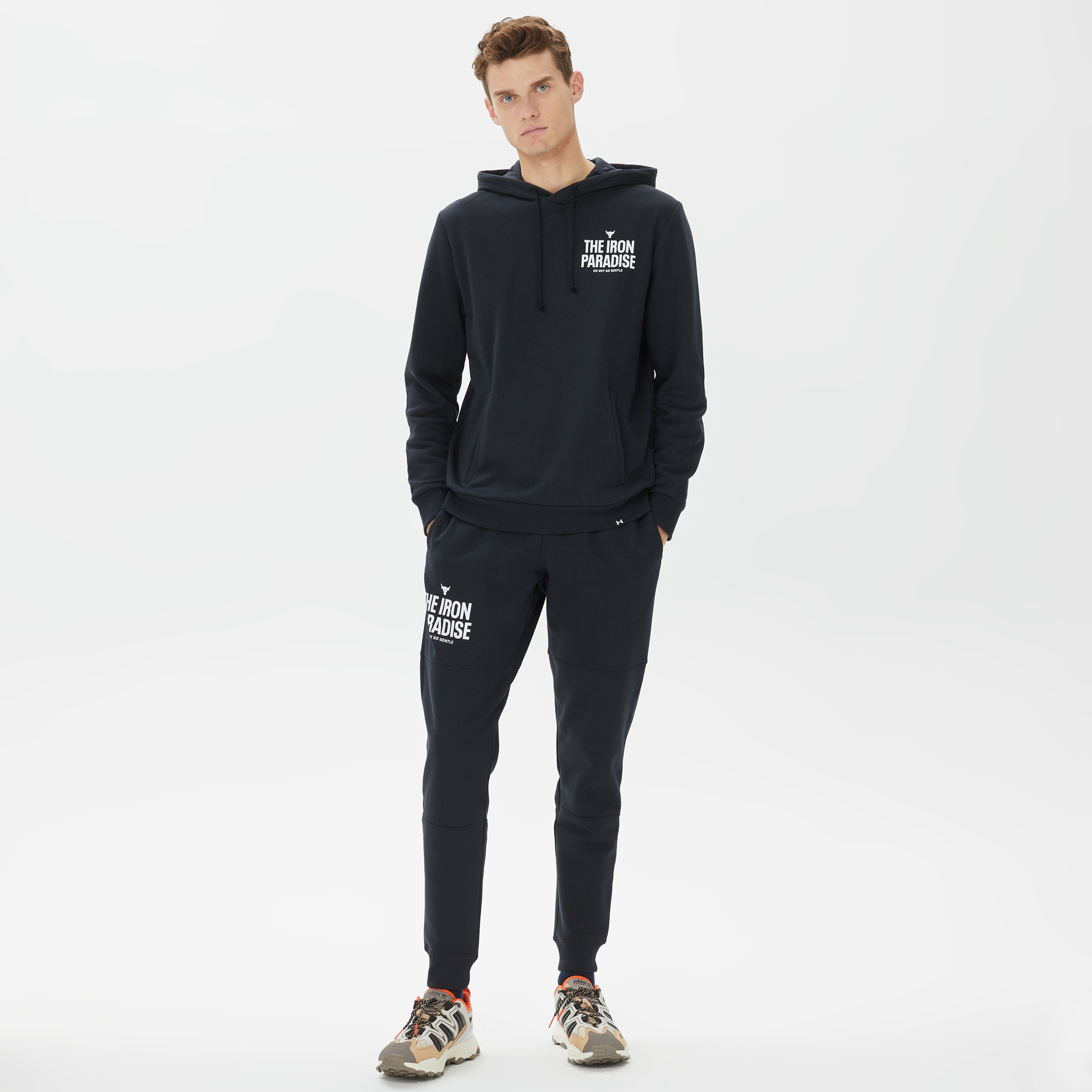 Under Armour The Rock Erkek Siyah Hoodie