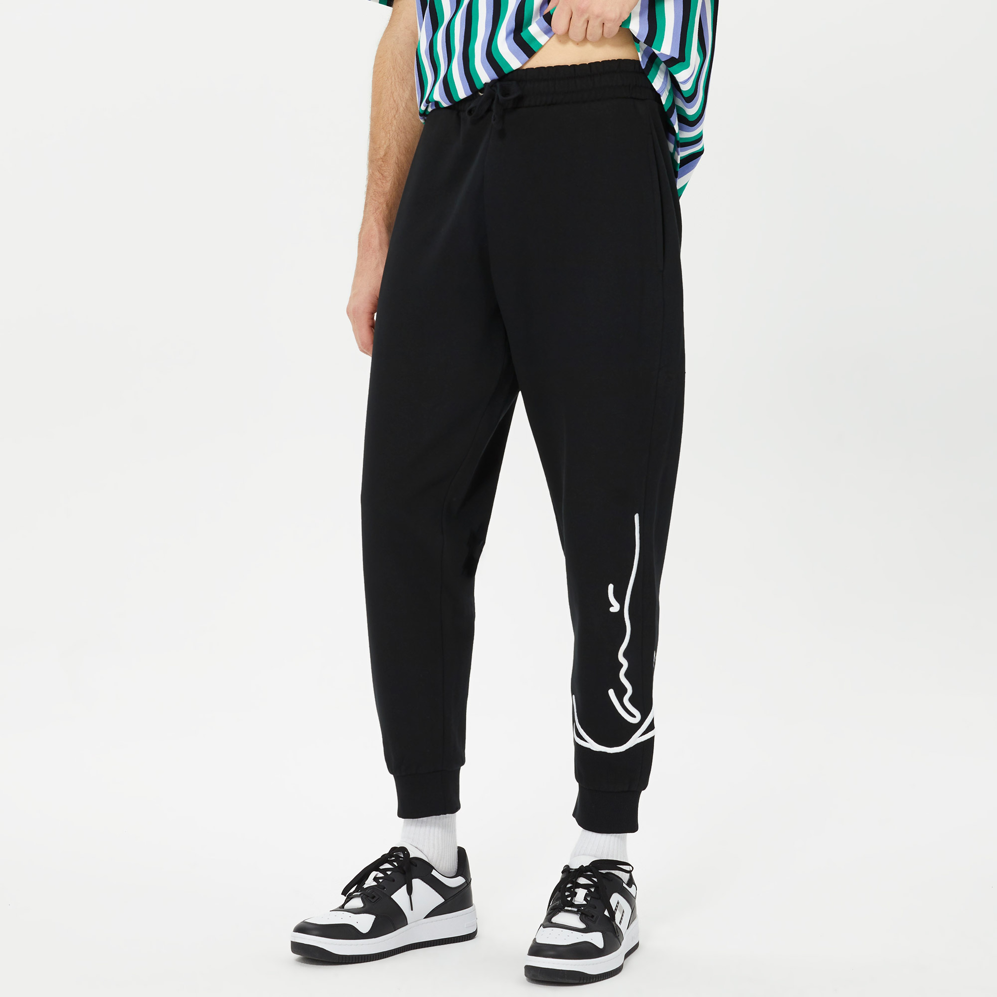 Karl Kani Small Signature Block Erkek Siyah Eşofman Altı