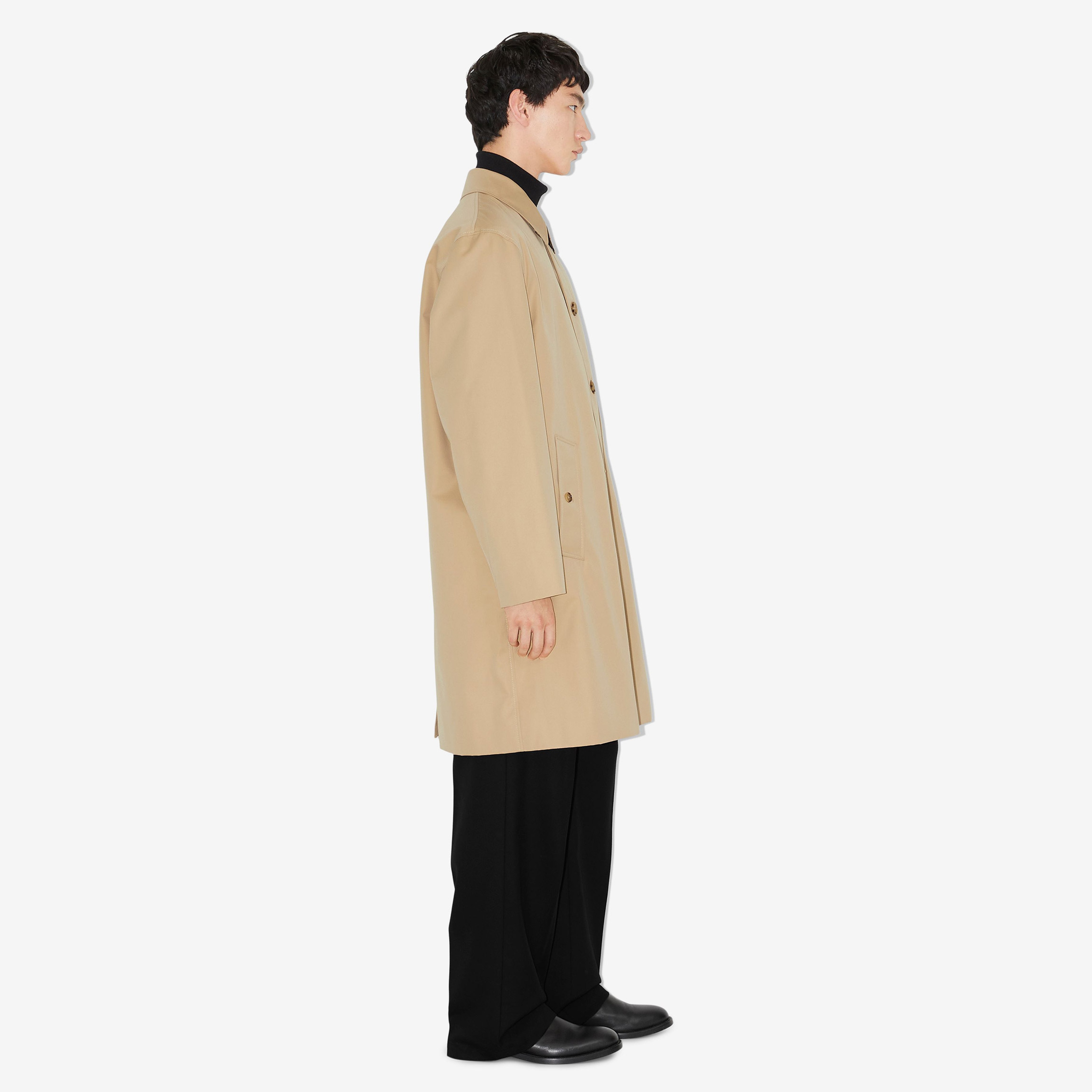Burberry Erkek Sarı Pardesu