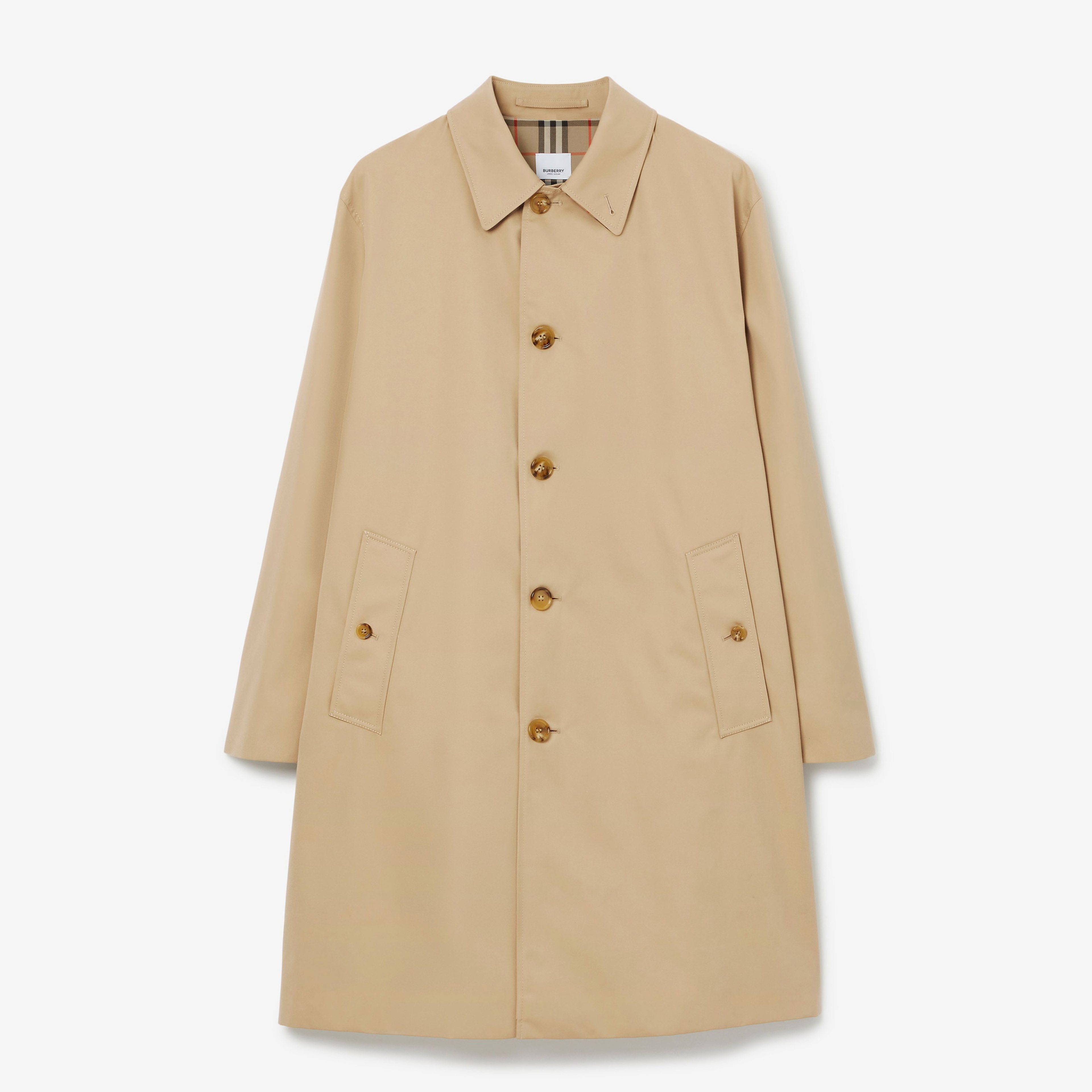 Burberry Erkek Sarı Pardesu