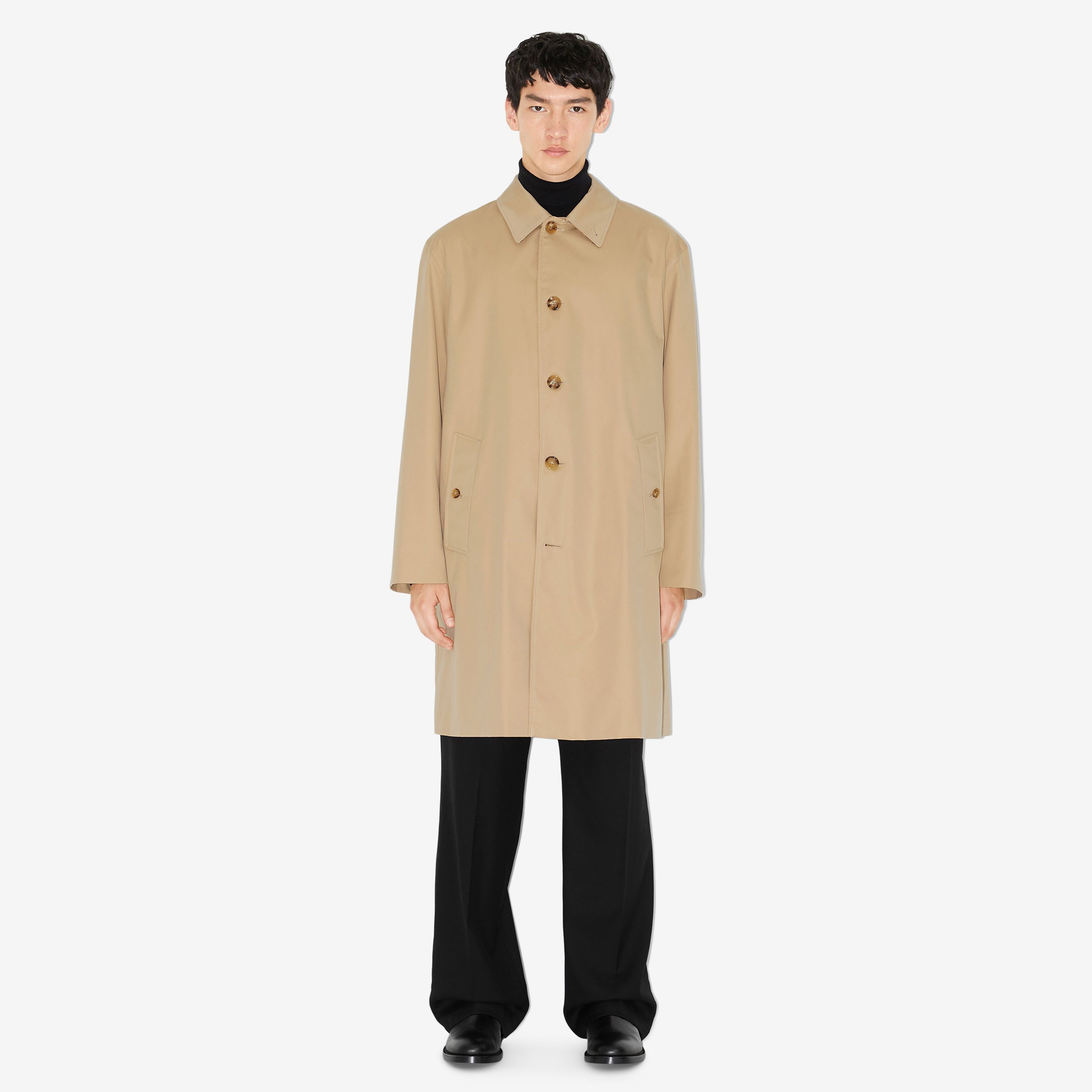 Burberry Erkek Sarı Pardesu